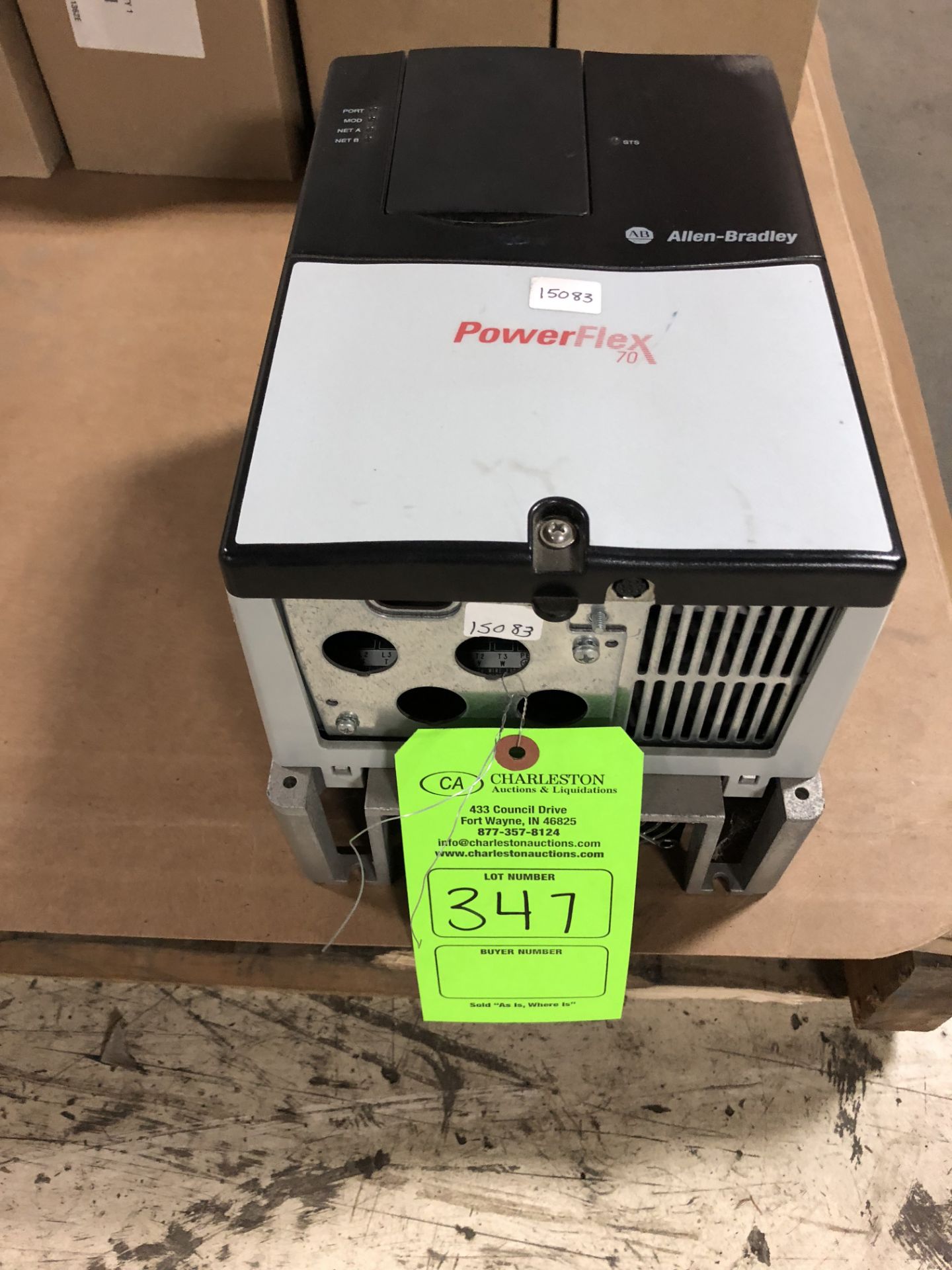 ALLEN BRADLEY POWERFLEX 70 DRIVE 1JAX1MW6