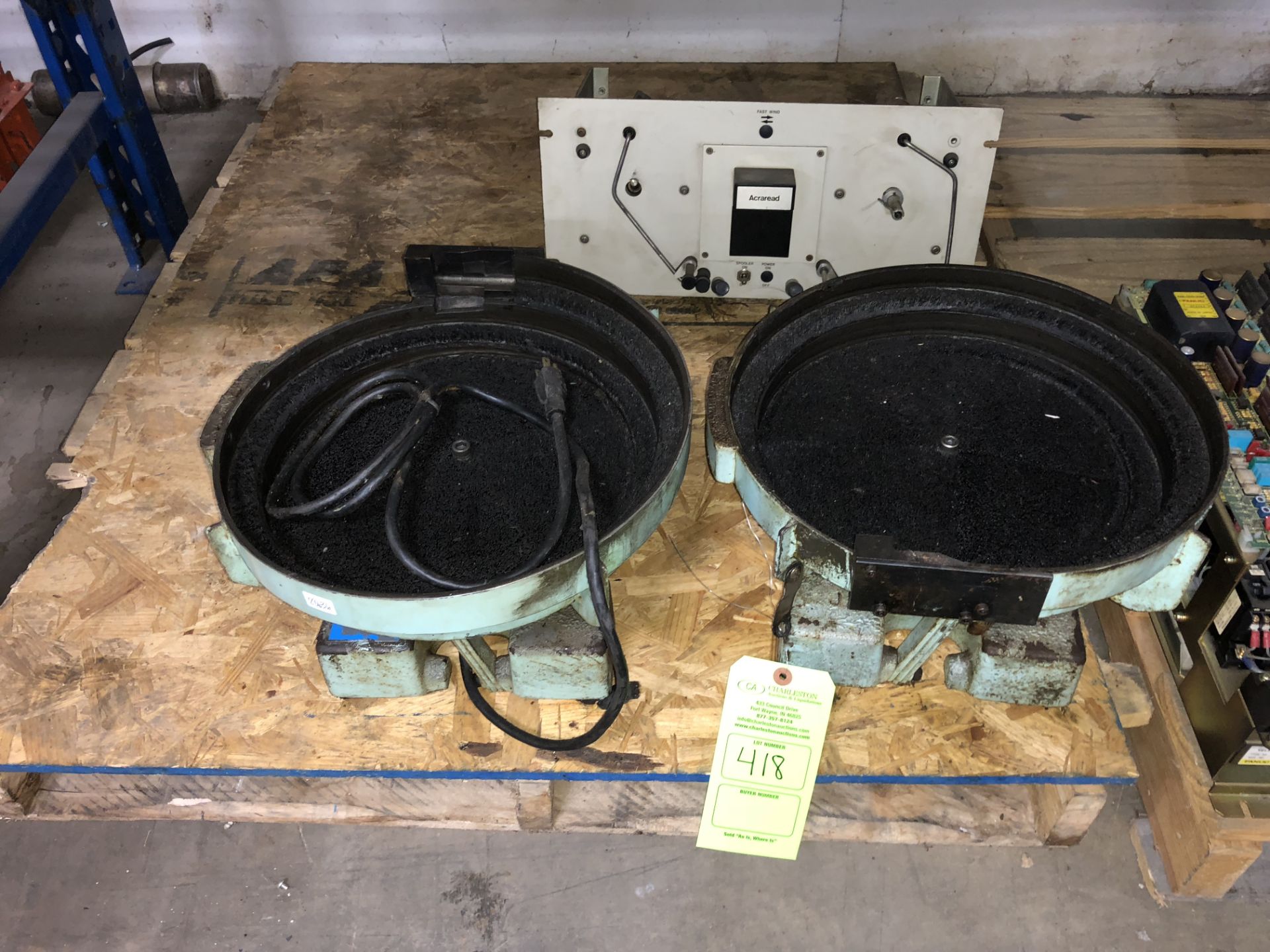 (2) PARTES FEEDER VIBRATING PARTS FEEDERS MODEL-B14