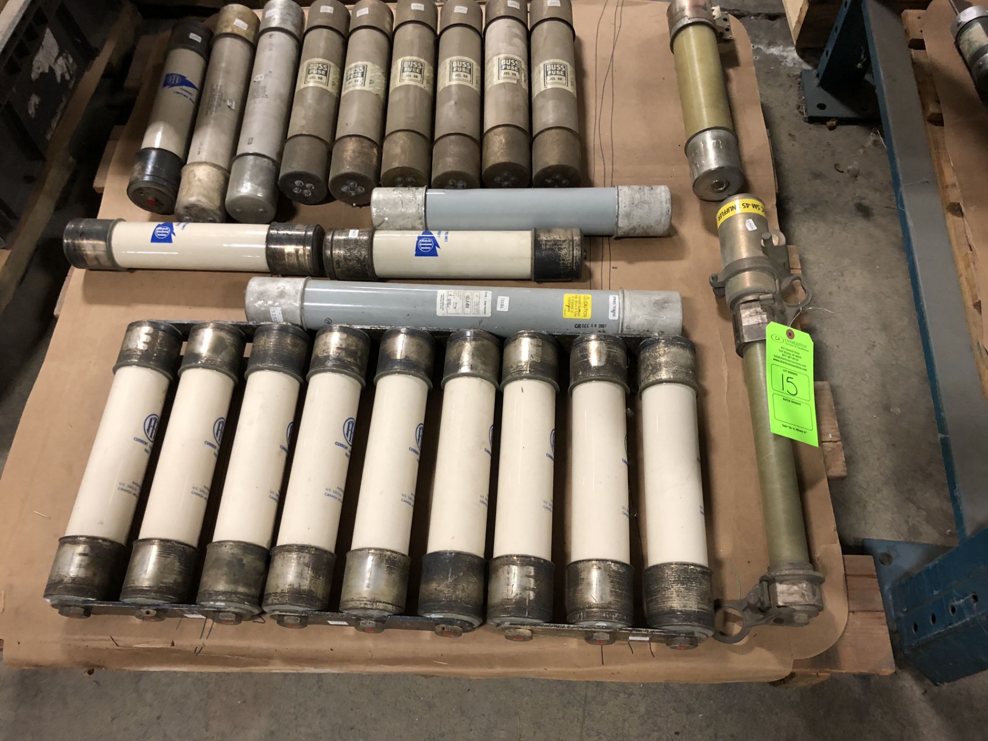 ASSORTED CURRENT LIMITING FUSES; WESTINHOUSE; ALLIS-CHALMERS; BUSS; 5.08KV AC MAX 50-80000 AMPS