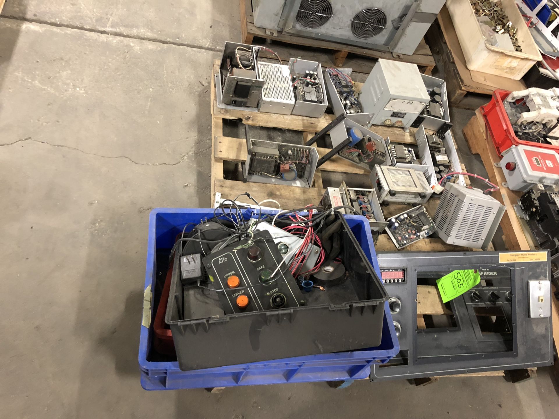 ASSORTED POWER SUPPLIES & CONTROLS