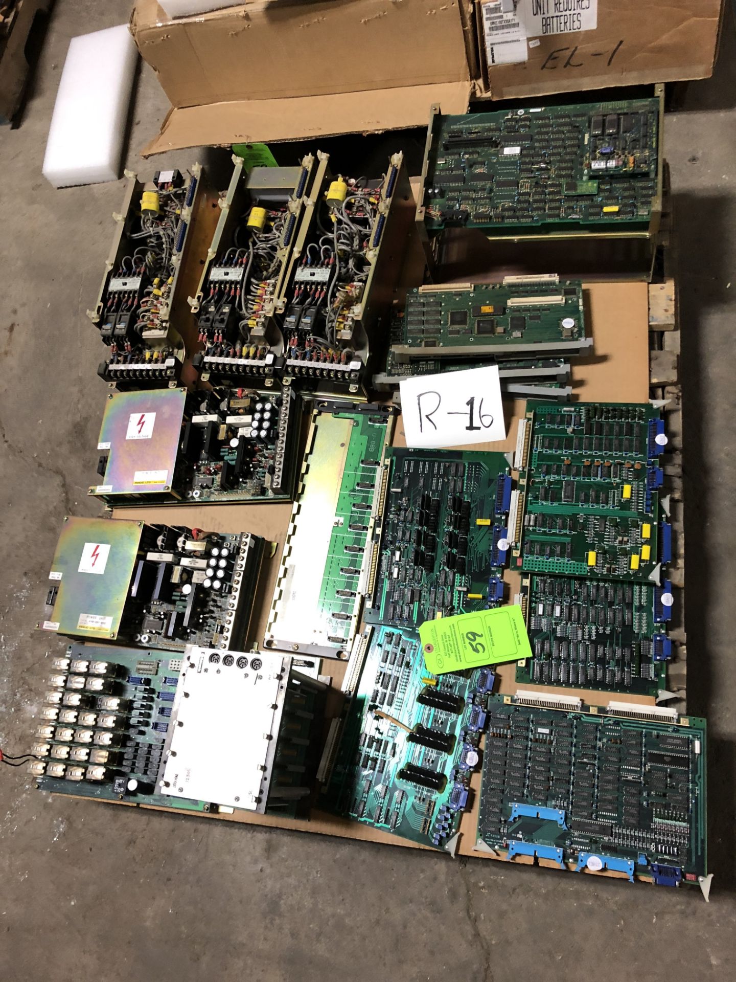 ASSORTED PLC CONTROL BOARDS