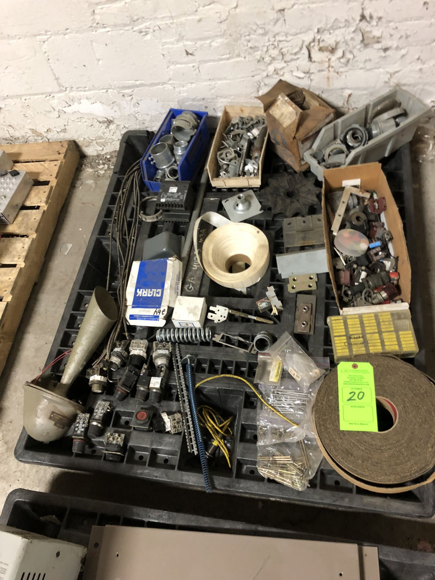 ASSORTED PLANT SUPPORT; SWITCHES; FUSES; SCREWS CONNECTORS