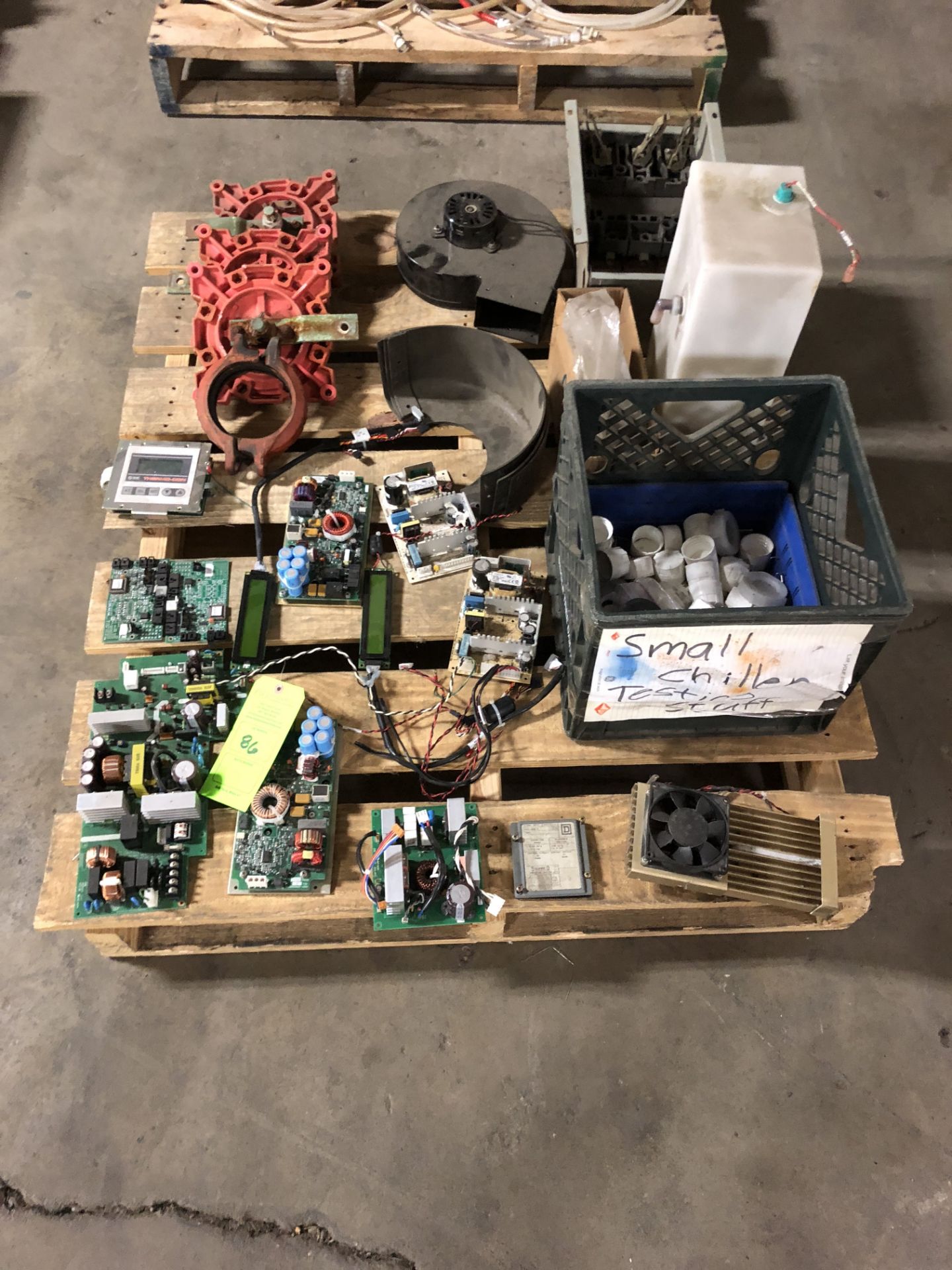 ASSORTED PLC BOARDS; DIGITAL READ-OUTS; EXHAUST FAN