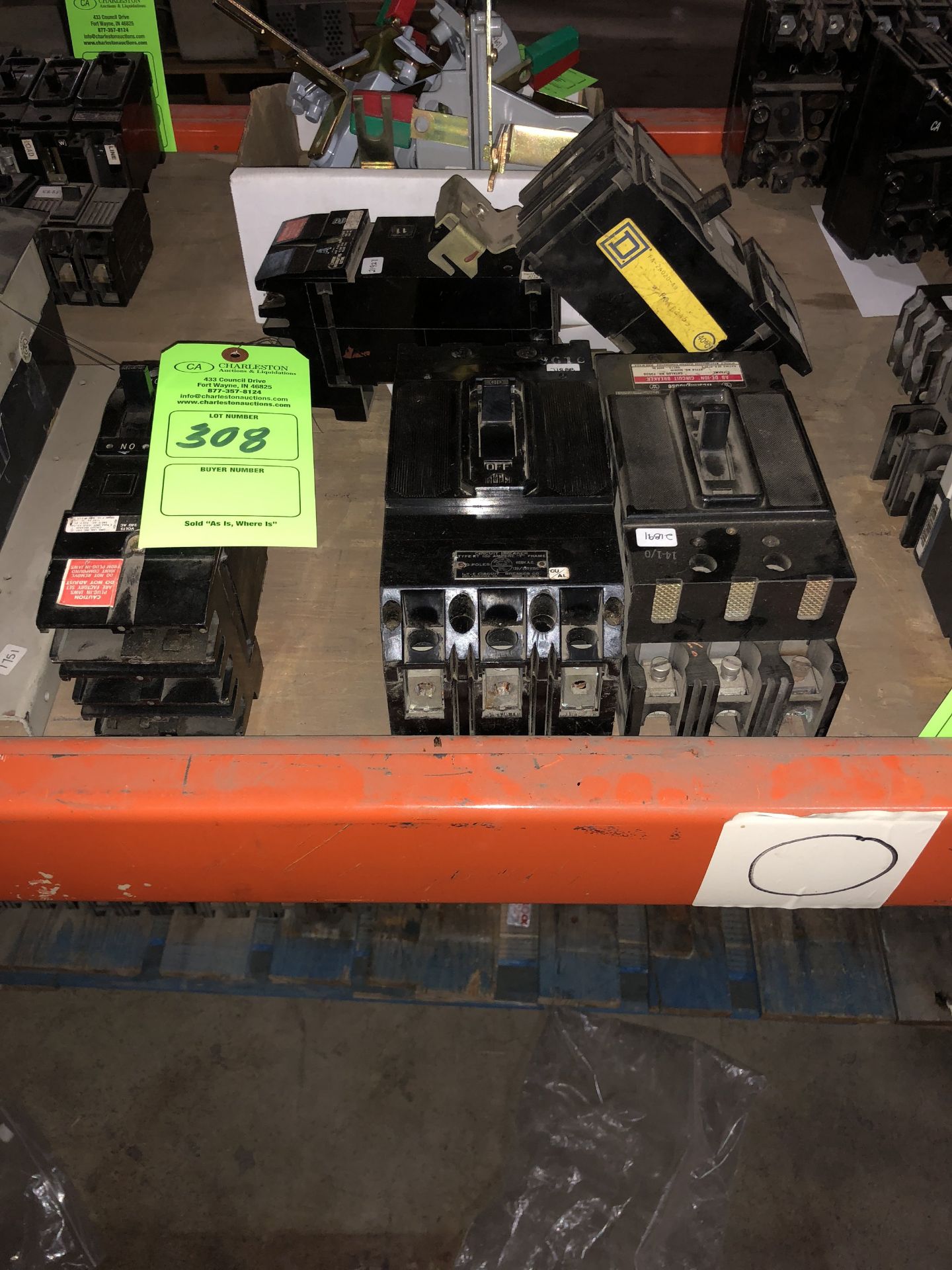 ASSORTED CIRCUIT BREAKERS 20A-100A WESTINGHOUSE