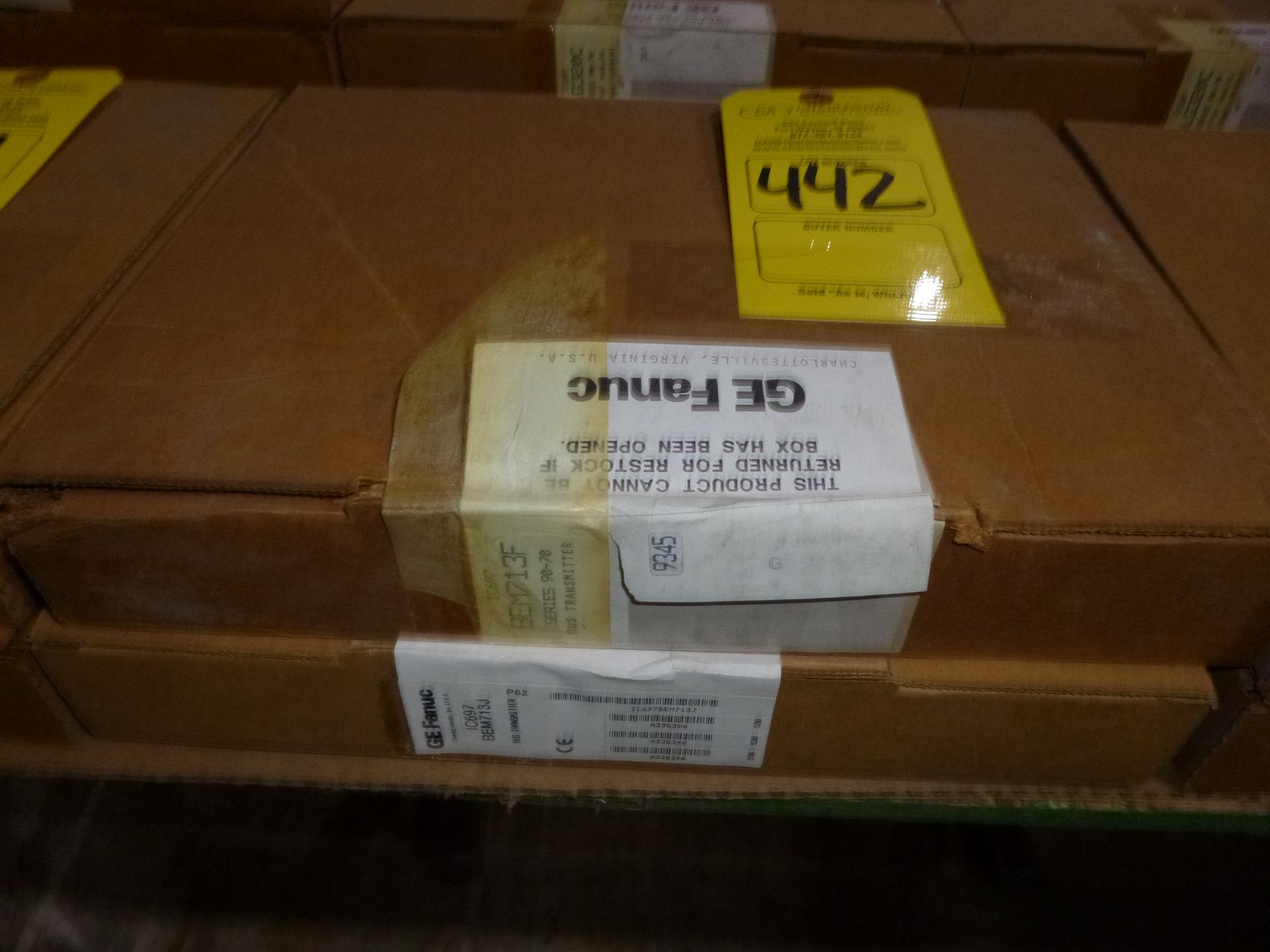 Qty 2 GE Fanuc IC697BEM713J, as always with Brolyn LLC auctions, all lots can be picked up from