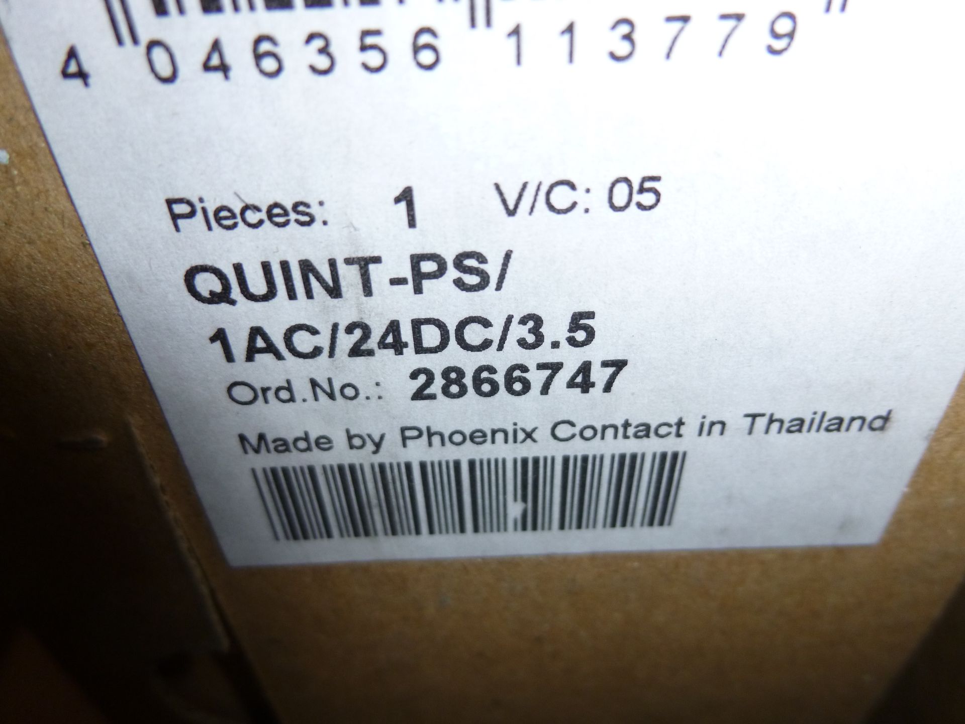 Qty 2 Phoenix Contact Power Supplies Model 1AC/24DC/3.5 new in boxes, as always with Brolyn LLC - Image 2 of 2