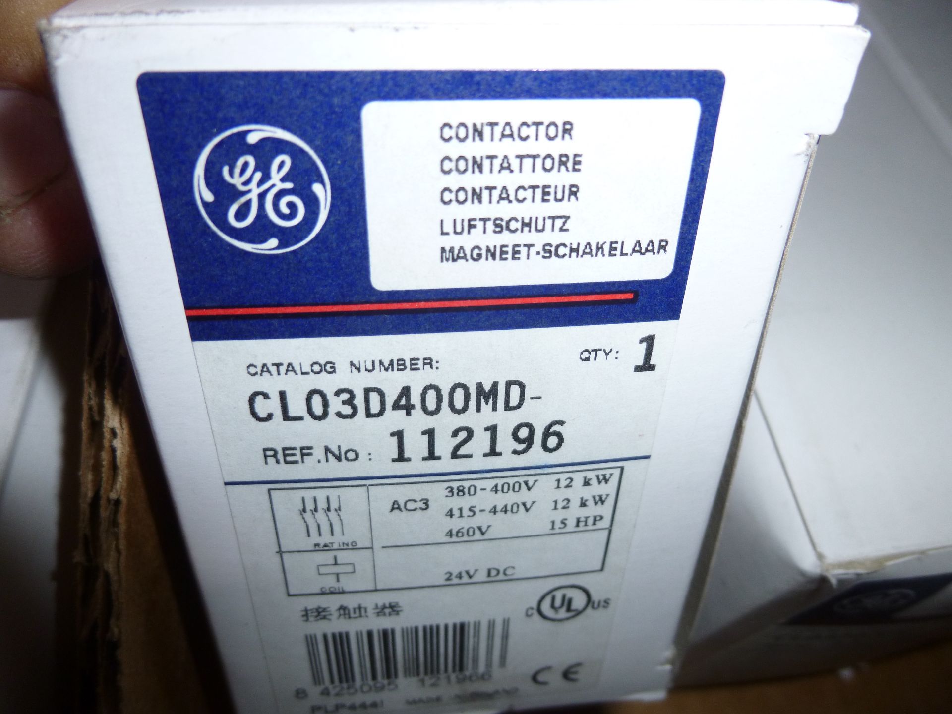 Qty 4 GE contactor Model CL03D400MD, new in boxes, as always with Brolyn LLC auctions, all lots - Image 2 of 2