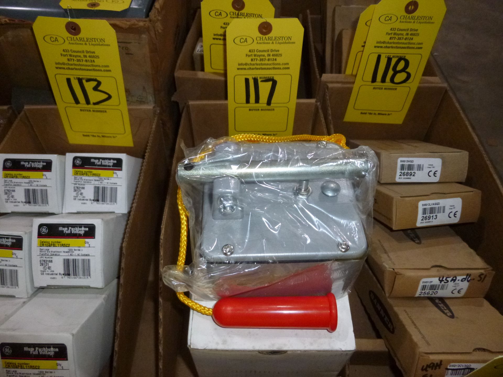 Qty 2 industrial CP-1 pull switch, new in boxes, as always with Brolyn LLC auctions, all lots can be