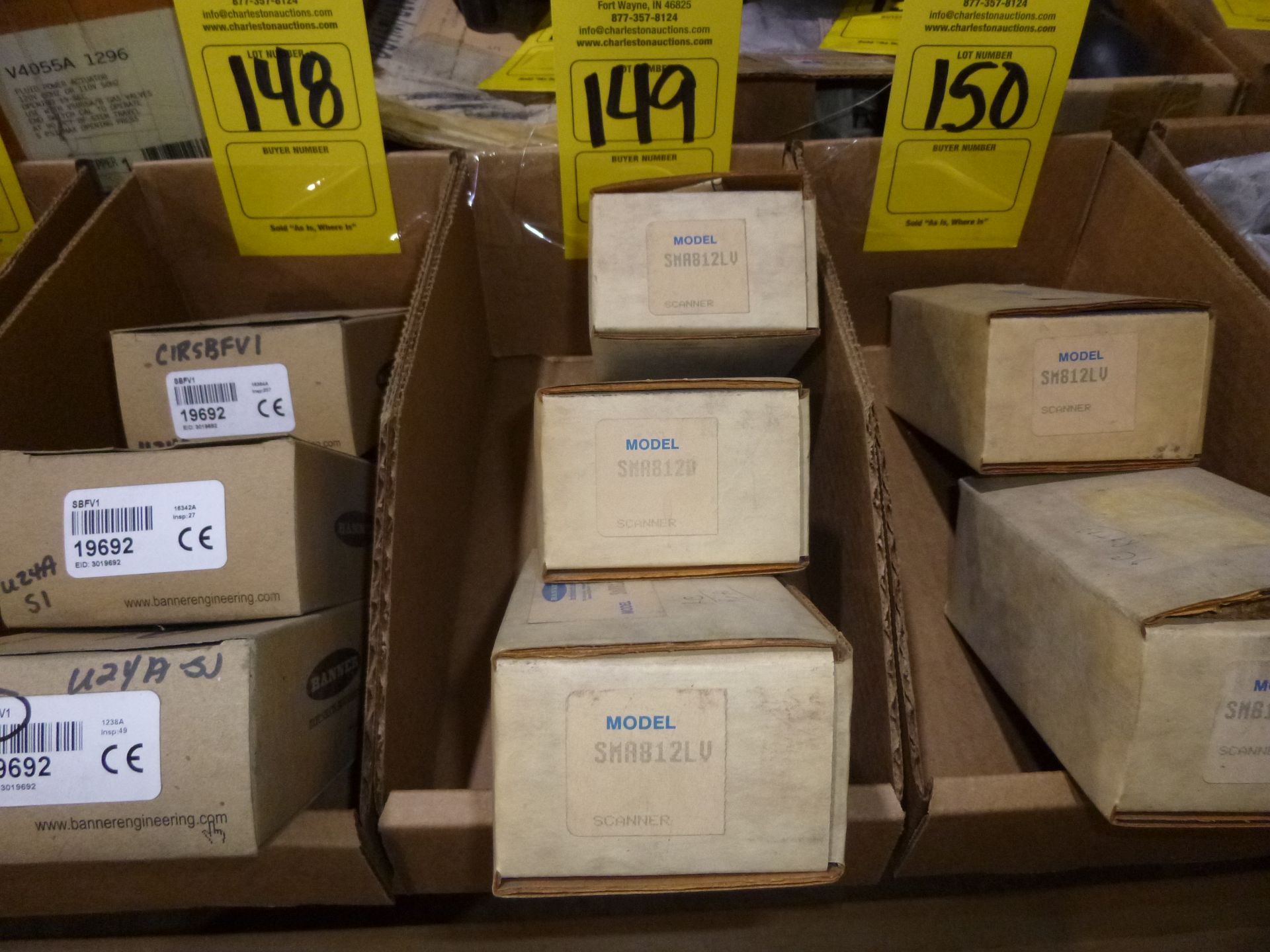 Qty 3 Banner SMA812LV, new in boxes, as always with Brolyn LLC auctions, all lots can be picked up