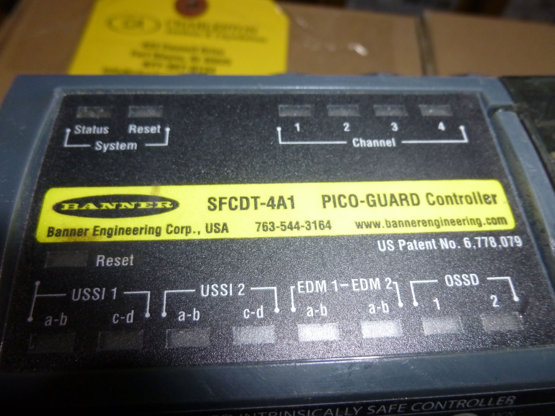 Banner SFCDT-4A1 Pico-Guard Controller, used, as always with Brolyn LLC auctions, all lots can be - Image 2 of 2