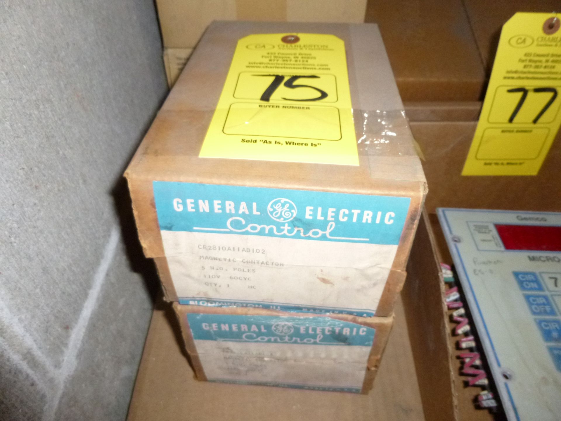 Qty 2 GE CR2810A11AD102, new in boxes, as always with Brolyn LLC auctions, all lots can be picked up