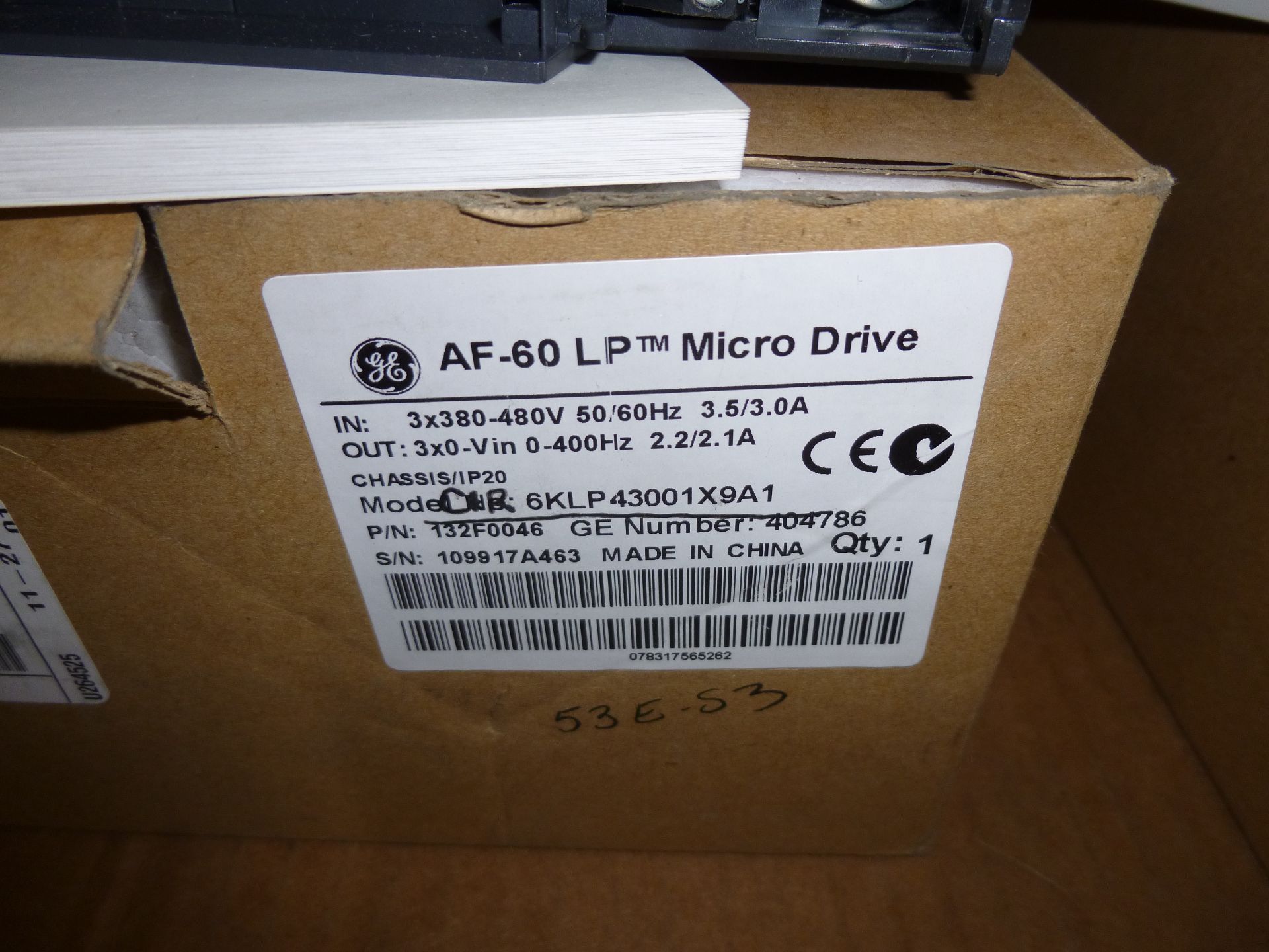 GE AF-60 LP micro drive Model 6KLP43001X9A1, as always with Brolyn LLC auctions, all lots can be - Image 2 of 2