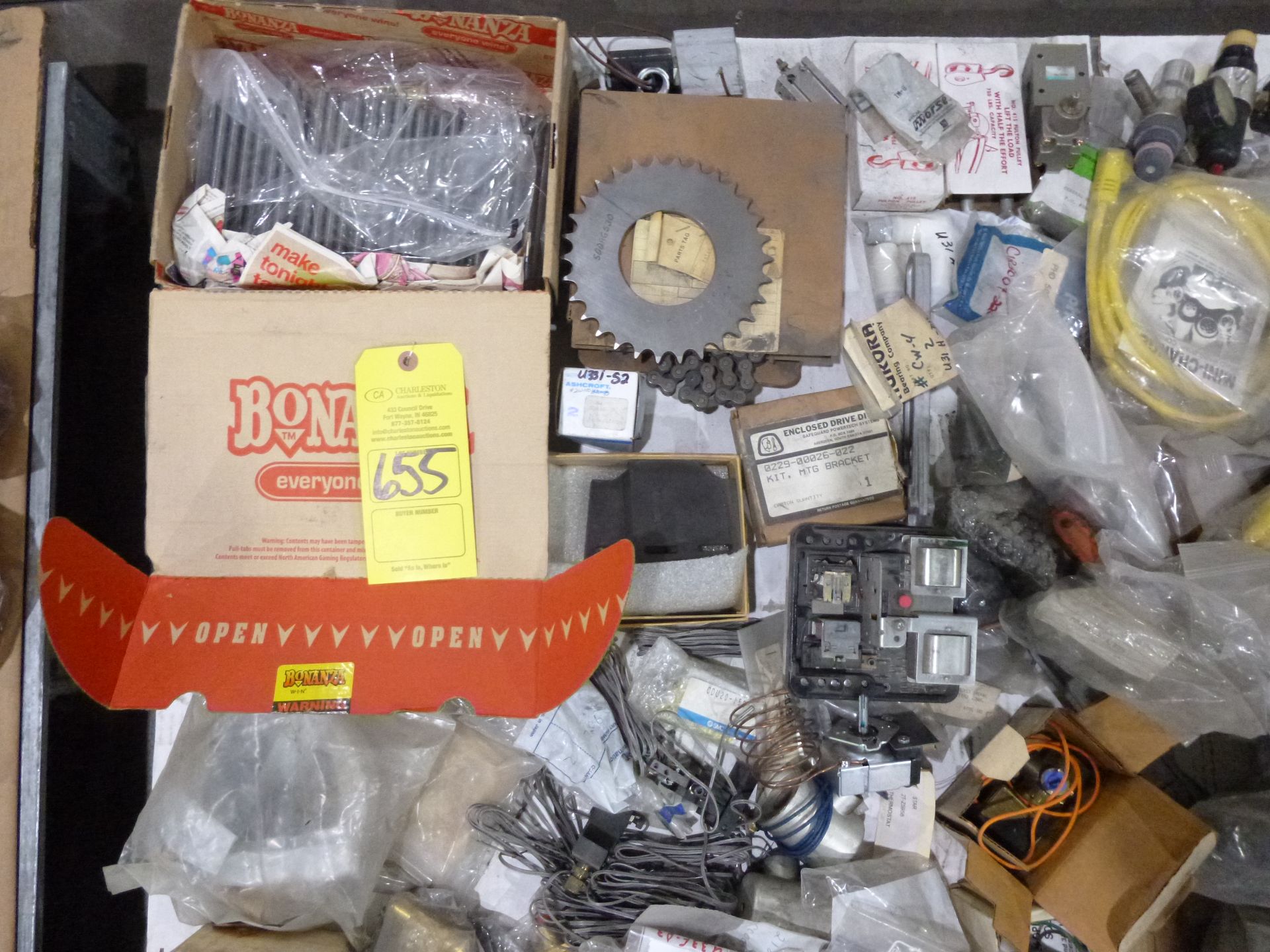 Pallet of assorted electrical and maintenance repair parts, as always with Brolyn LLC auctions, - Image 2 of 5