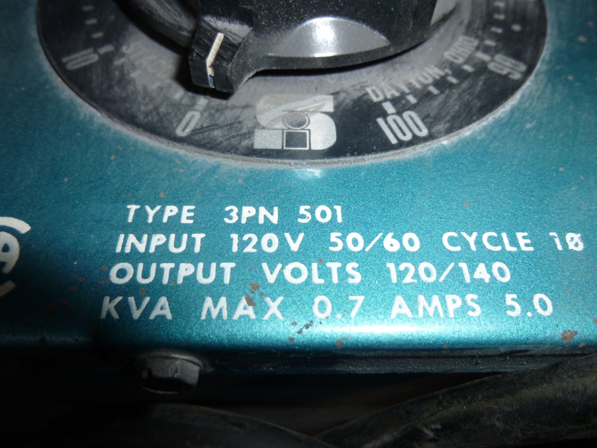 Staco type 3PN501 variac, used, as always with Brolyn LLC auctions, all lots can be picked up from - Image 2 of 2