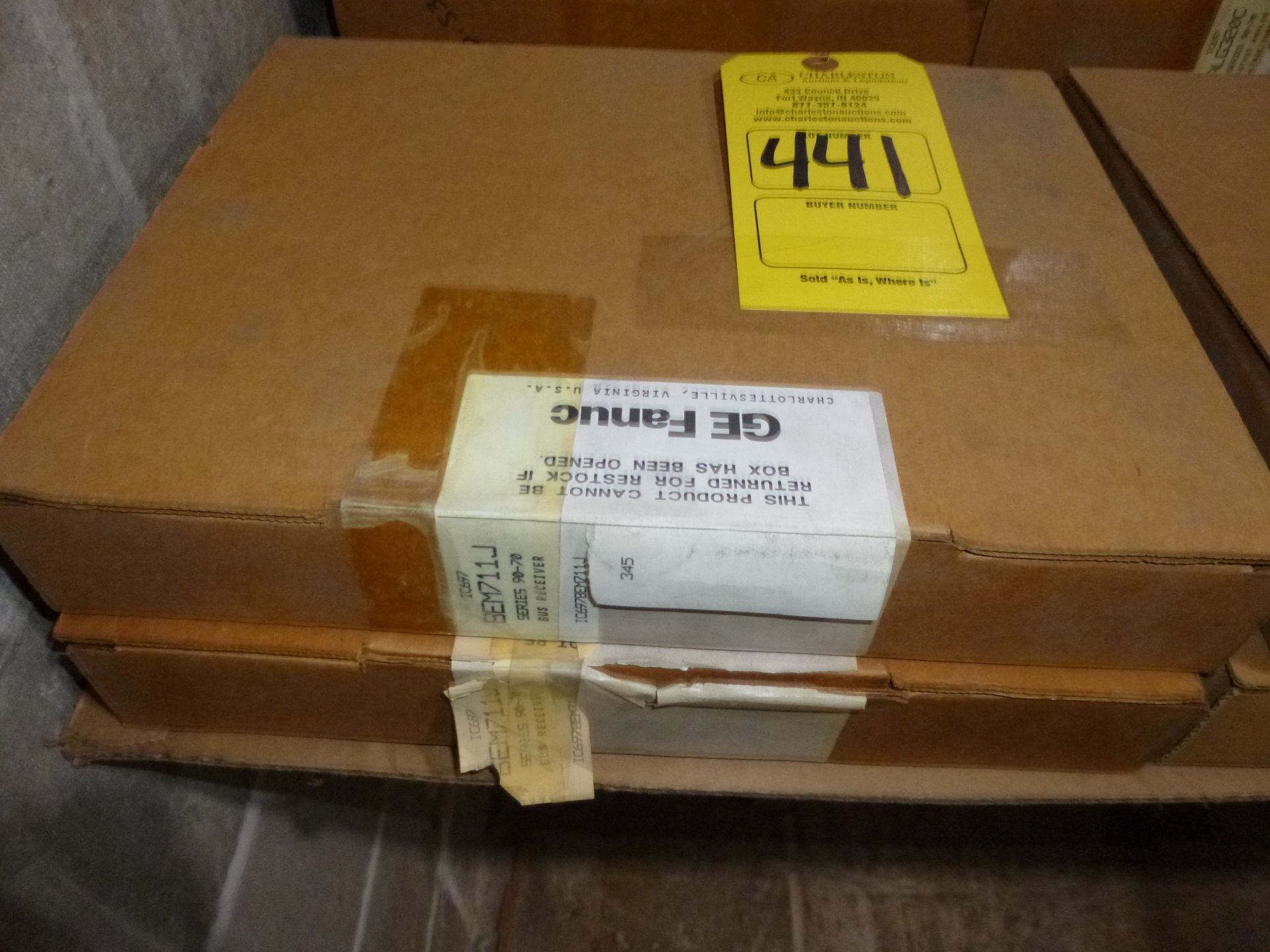 Qty 2 GE Fanuc IC697BEM711J, as always with Brolyn LLC auctions, all lots can be picked up from