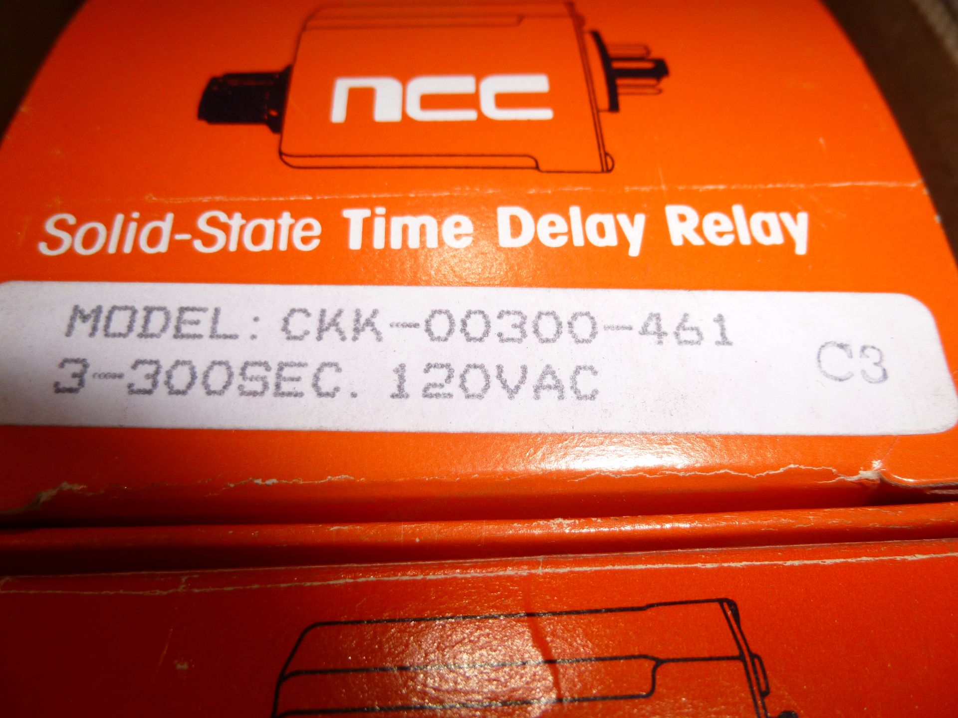 Qty 4 NCC solid state time delay relay, model CKK-00300-461, new in boxes, as always with Brolyn LLC - Image 2 of 2