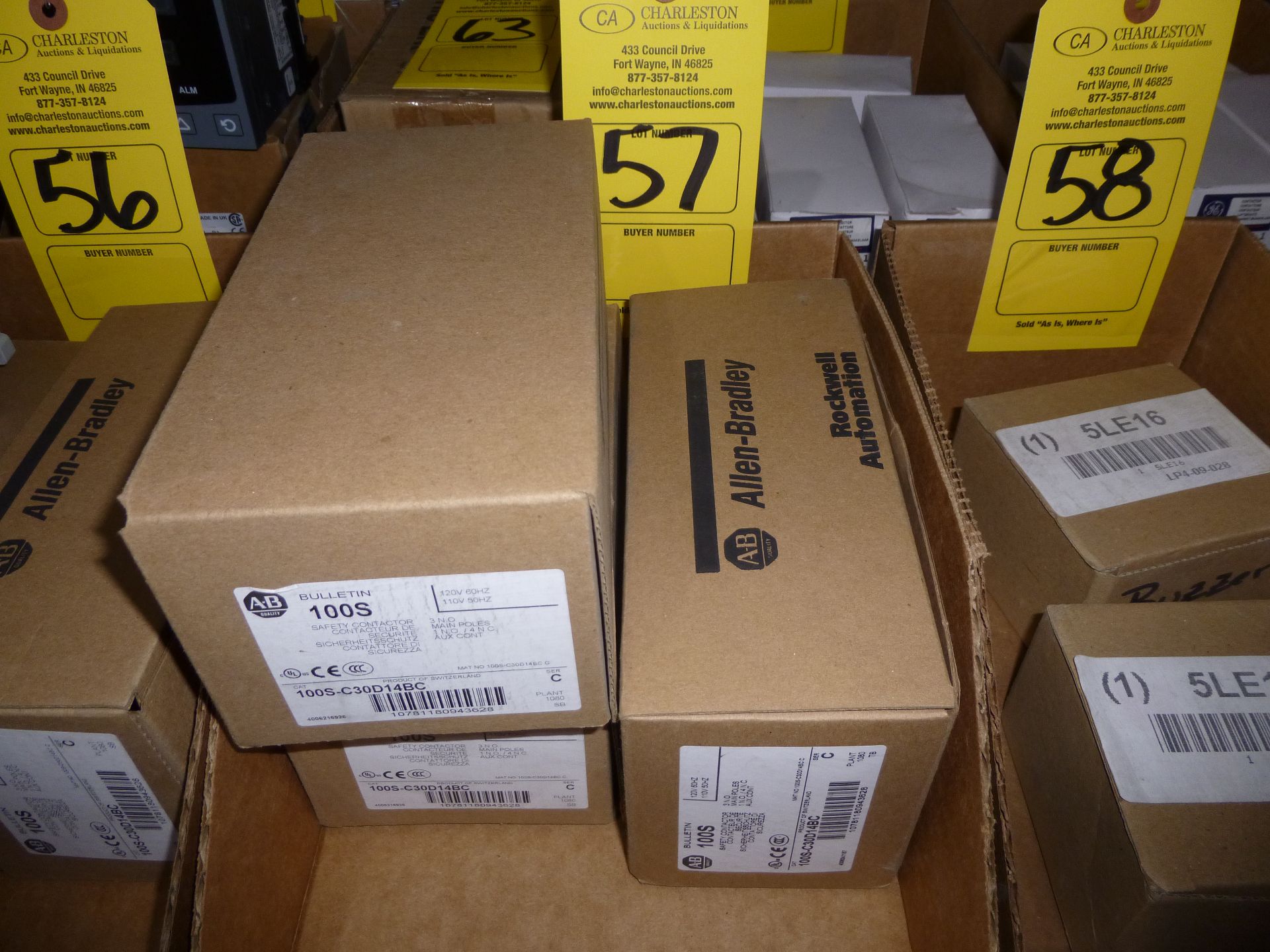 Qty 3 Allen Bradley 100S-C30D14BC, two new in box, one new out of box, as always with Brolyn LLC