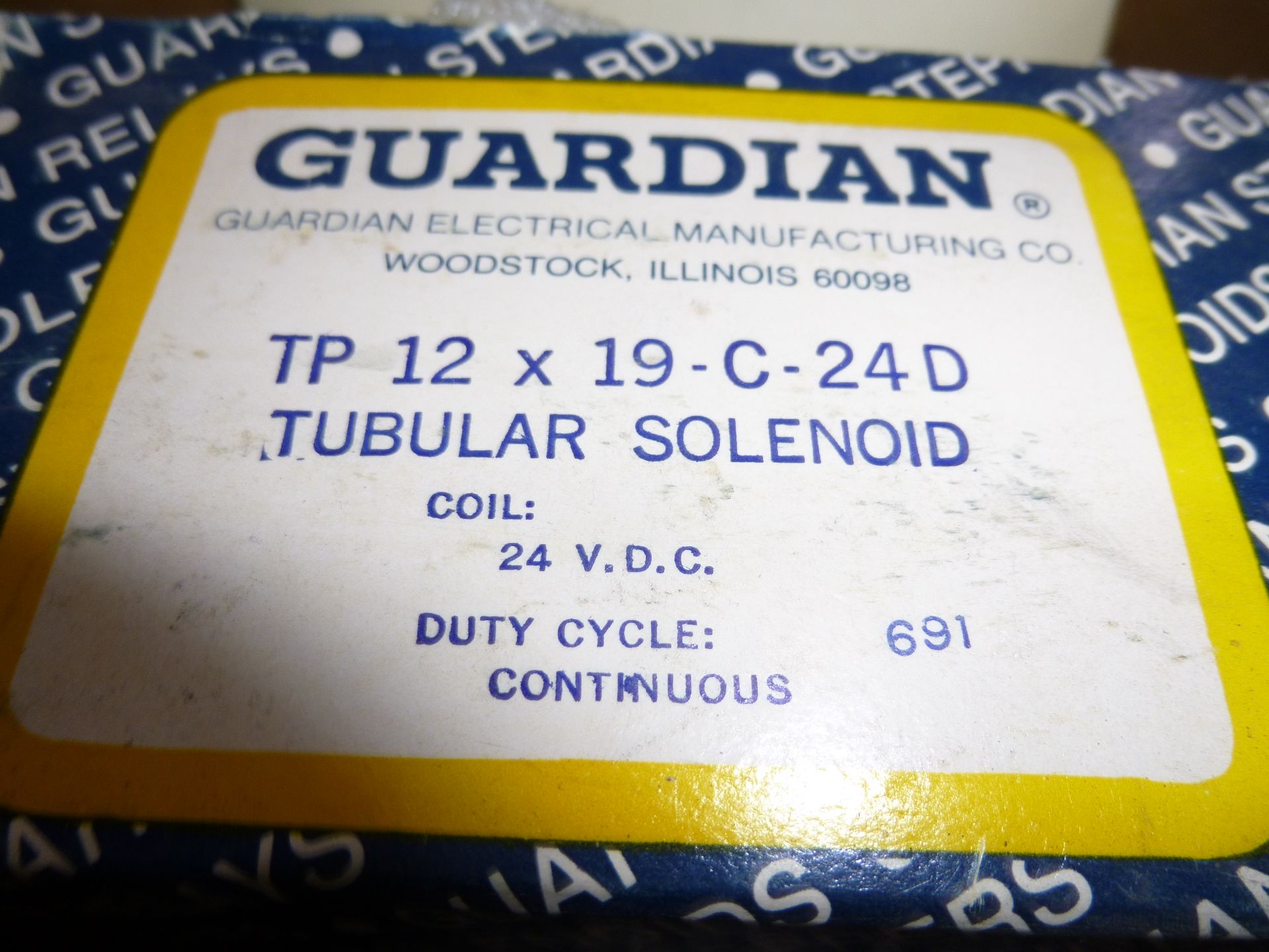 Qty 6 Guardian solenoid valve Model TP12x19-C-24D, new in boxes, as always with Brolyn LLC auctions, - Image 2 of 2