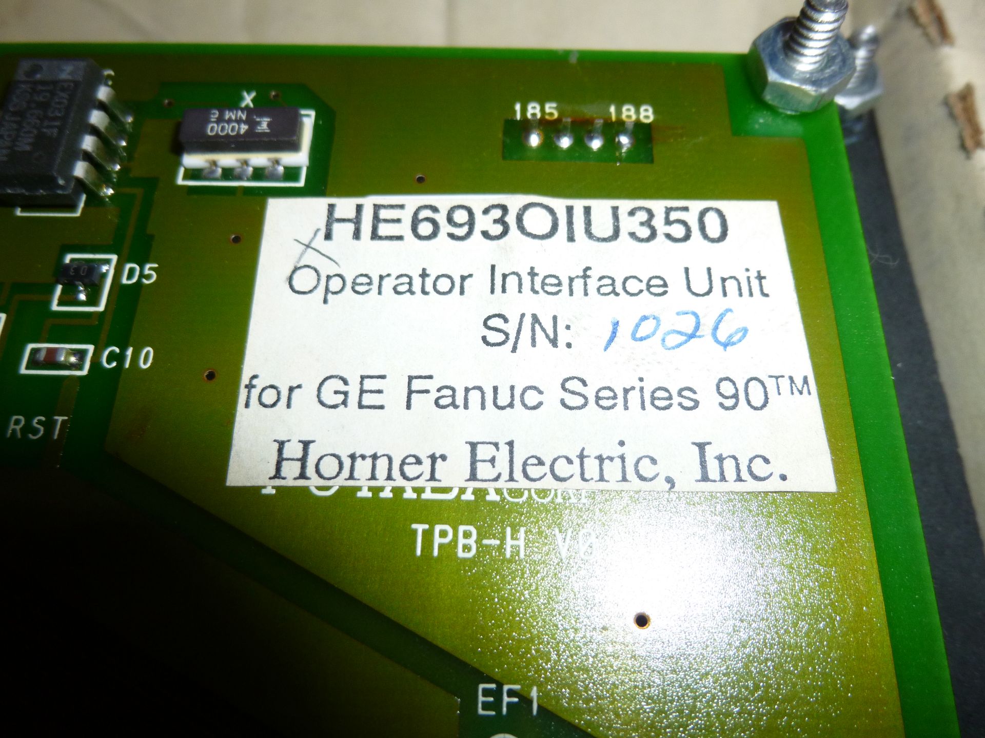 Horner Electric Model HE693OIU350 interface made for GE Fanuc 90 series systems, new in box, as - Image 3 of 3