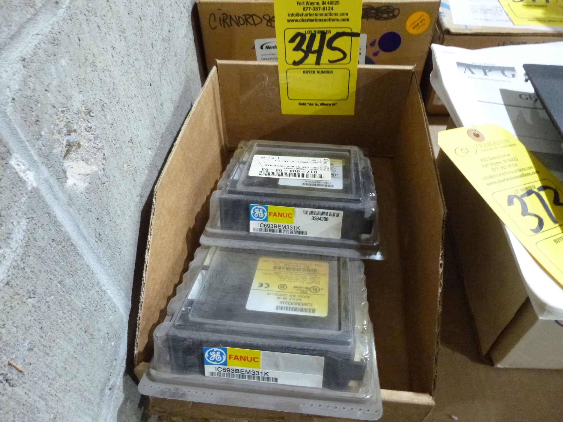 Qty 2 GE Fanuc IC693BEM331K, new in packages, packages show wear, as always with Brolyn LLC