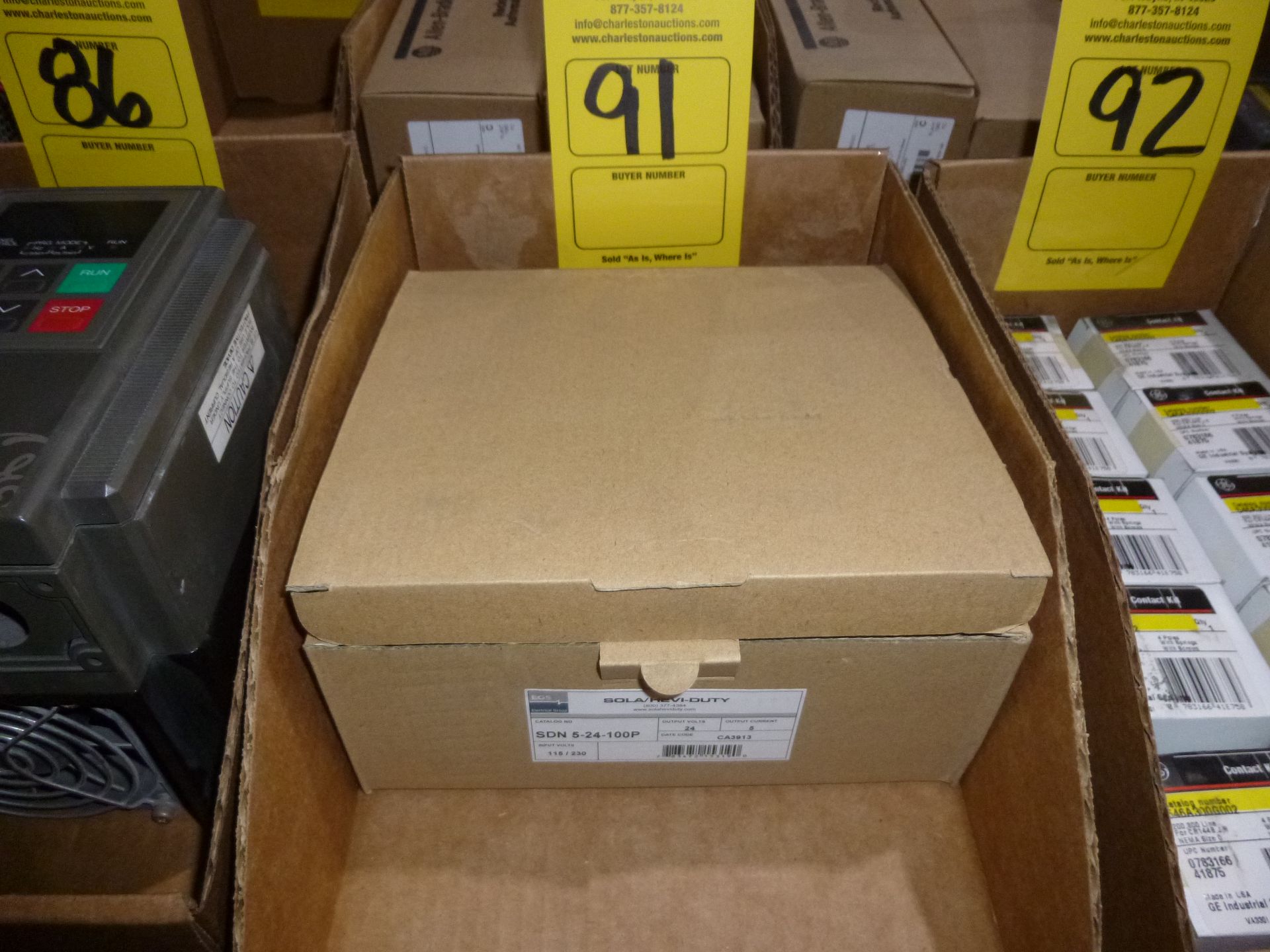 Sola Power Supply SDN5-24-100P, new in box, as always with Brolyn LLC auctions, all lots can be