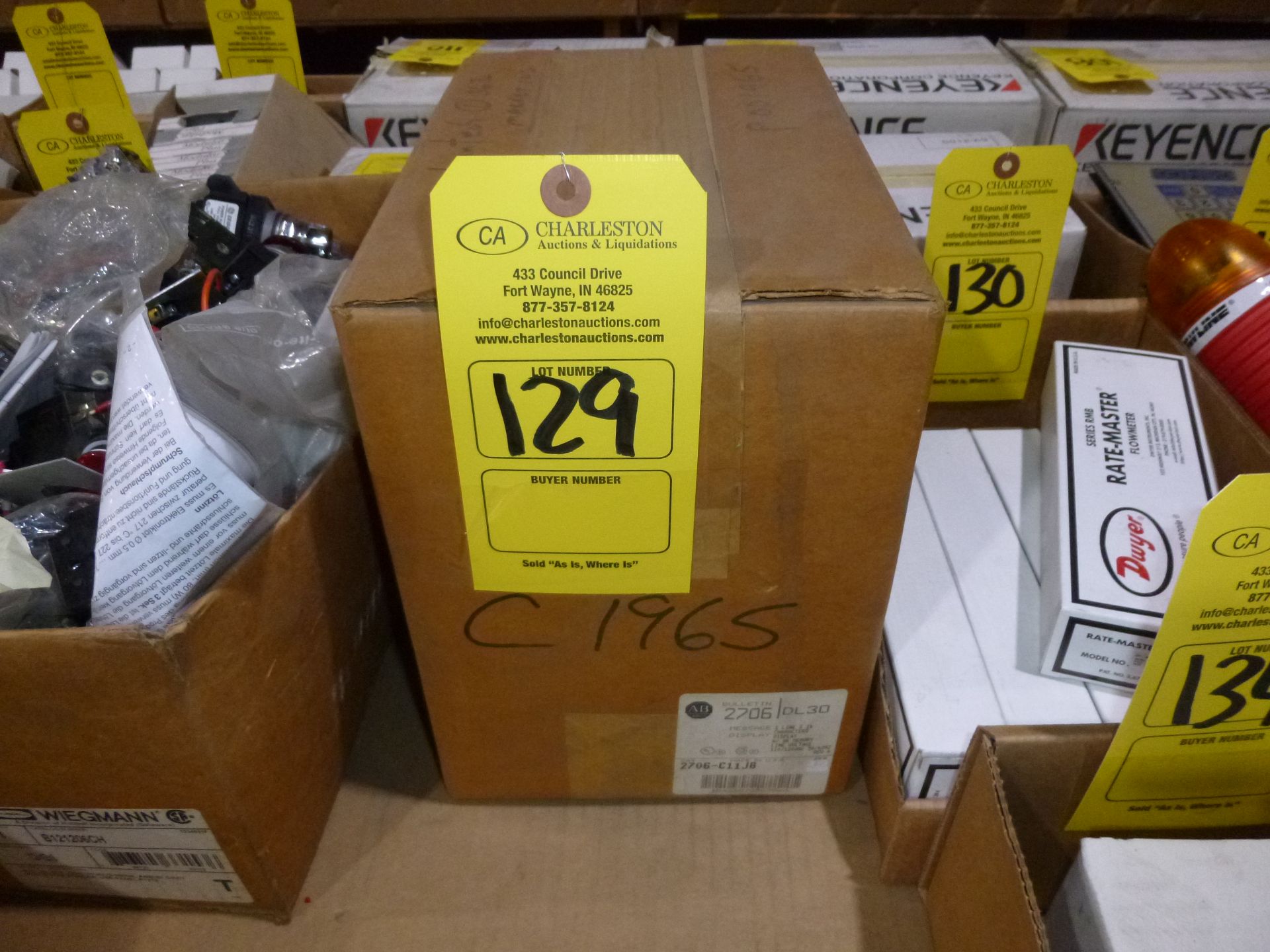 Allen Bradley Cat number 2706-C11J8, new in box, as always with Brolyn LLC auctions, all lots can be