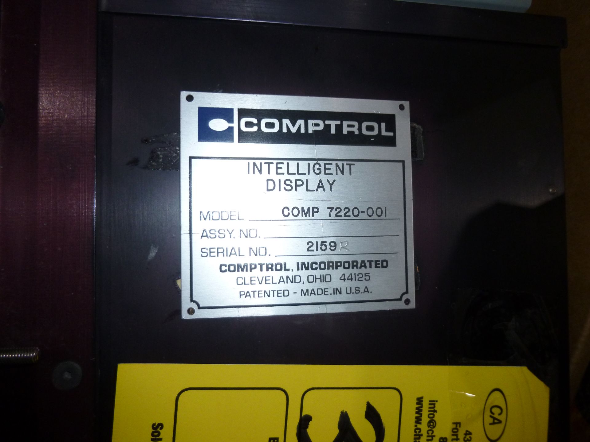 Comptrol Intelligent Display Comp-7220-001, appears new, as always with Brolyn LLC auctions, all - Image 2 of 2
