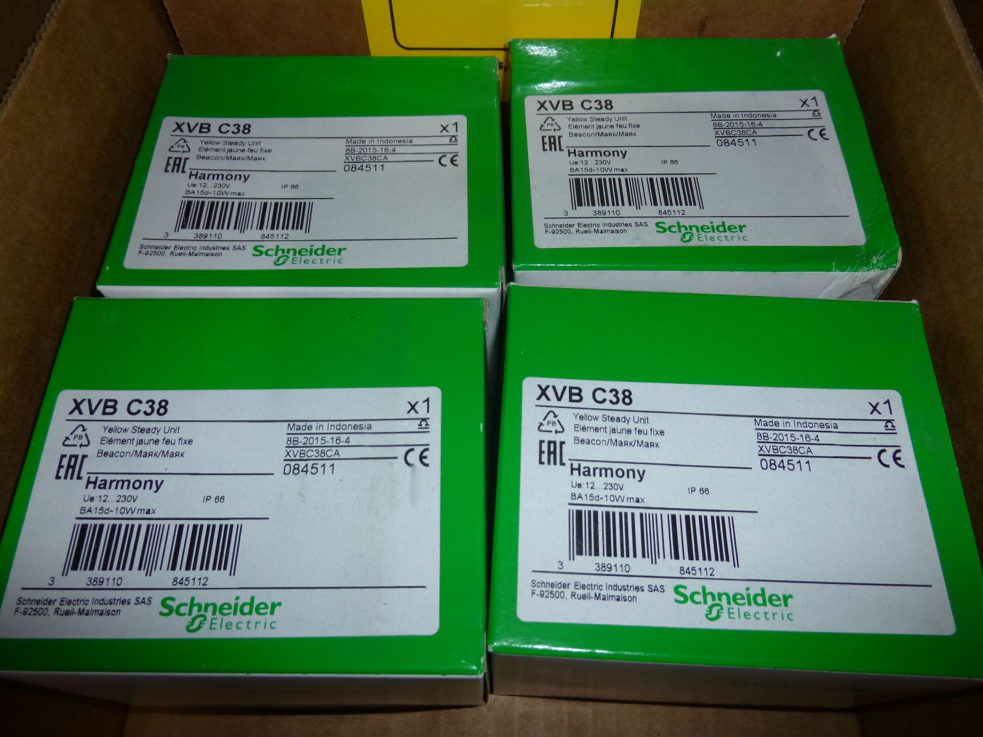 Qty 4 Schneider Electric model XVB-C38 new in box, Qty 1 DL1-BEG, new, as always with Brolyn LLC - Image 2 of 3