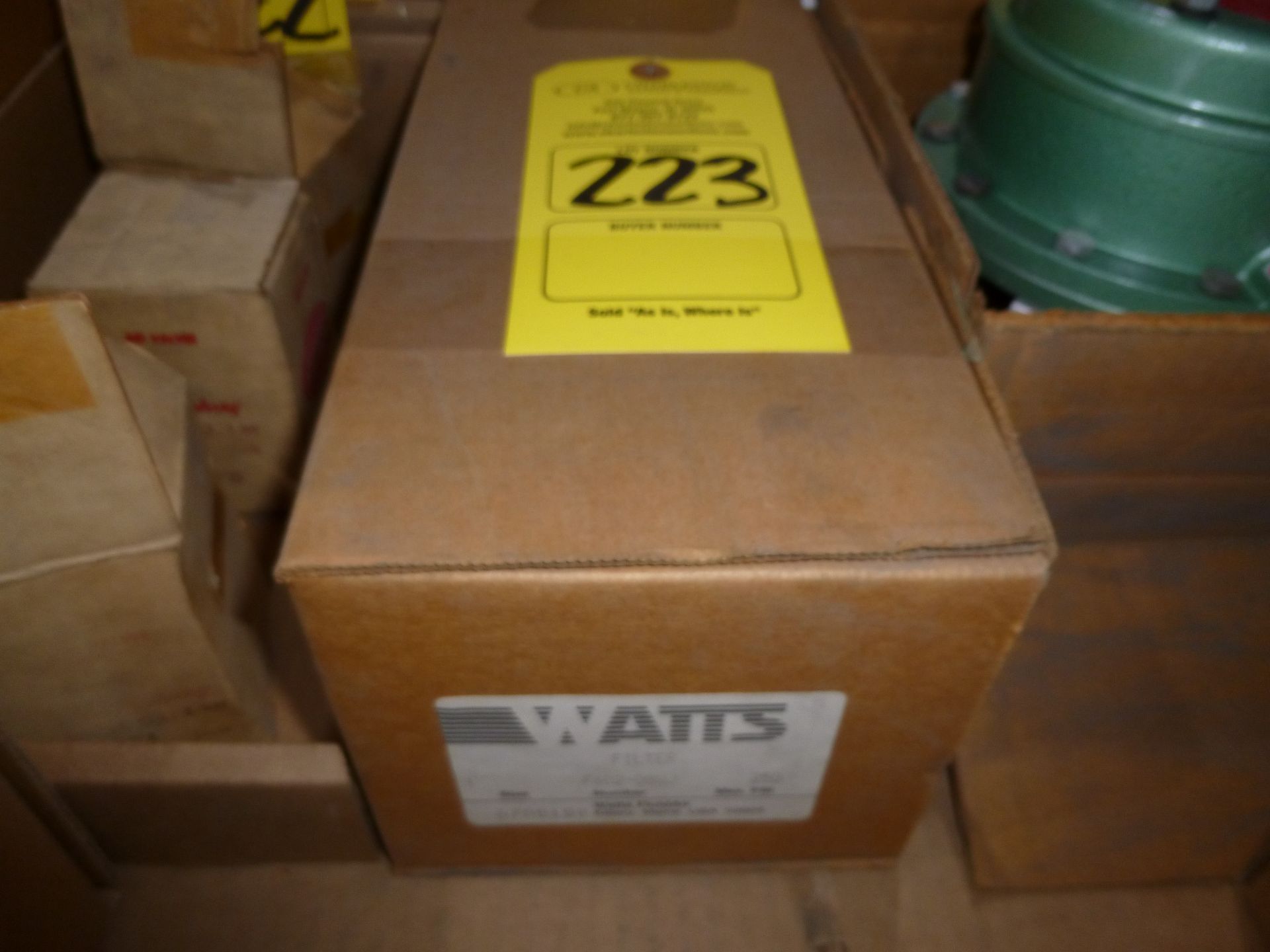 Watts assembly, model F602-08WJ, new in box, as always with Brolyn LLC auctions, all lots can be