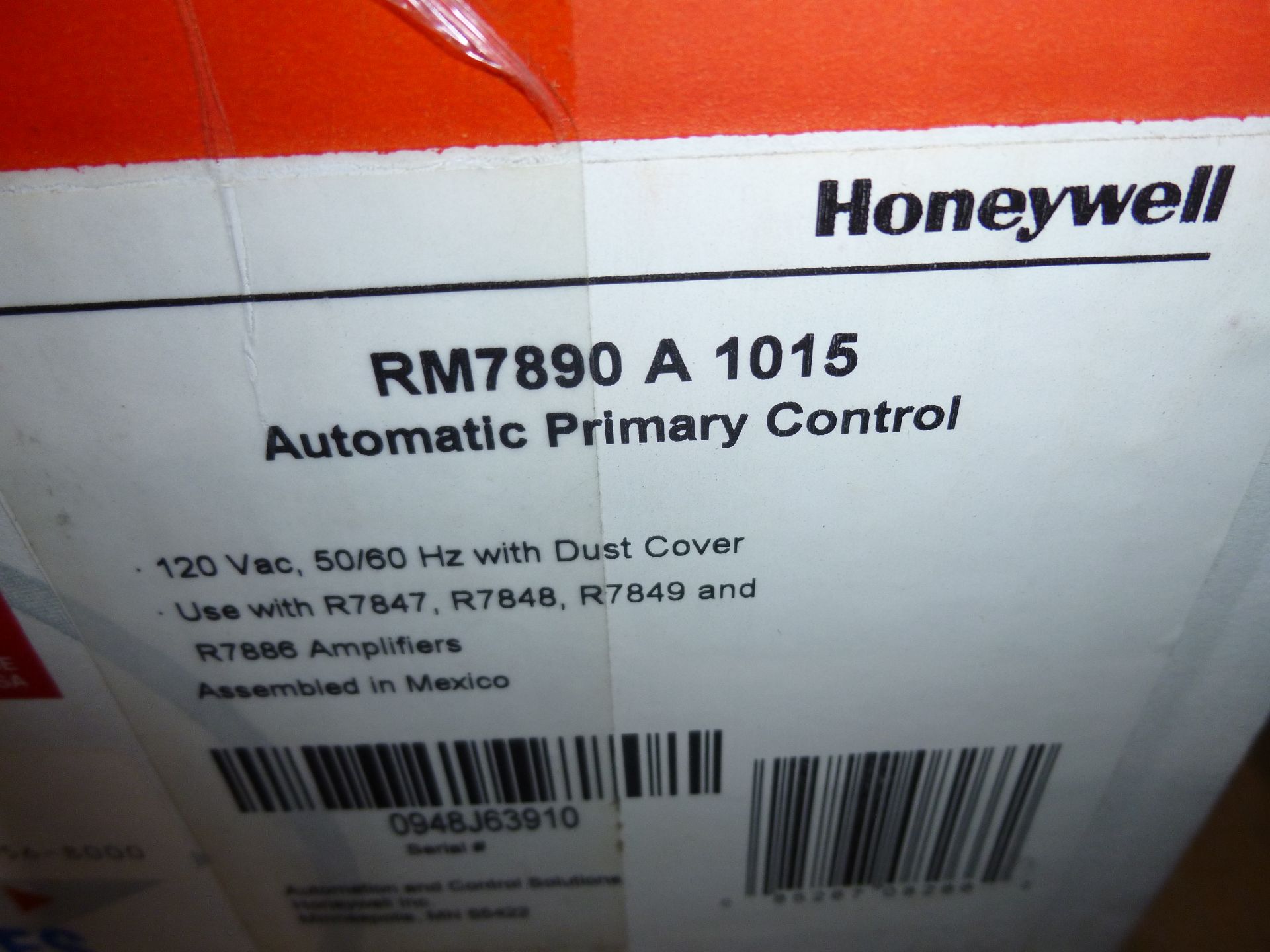 Honeywell RM7890-A-1015 automatic Primary Control, new in box, as always with Brolyn LLC auctions, - Image 2 of 2