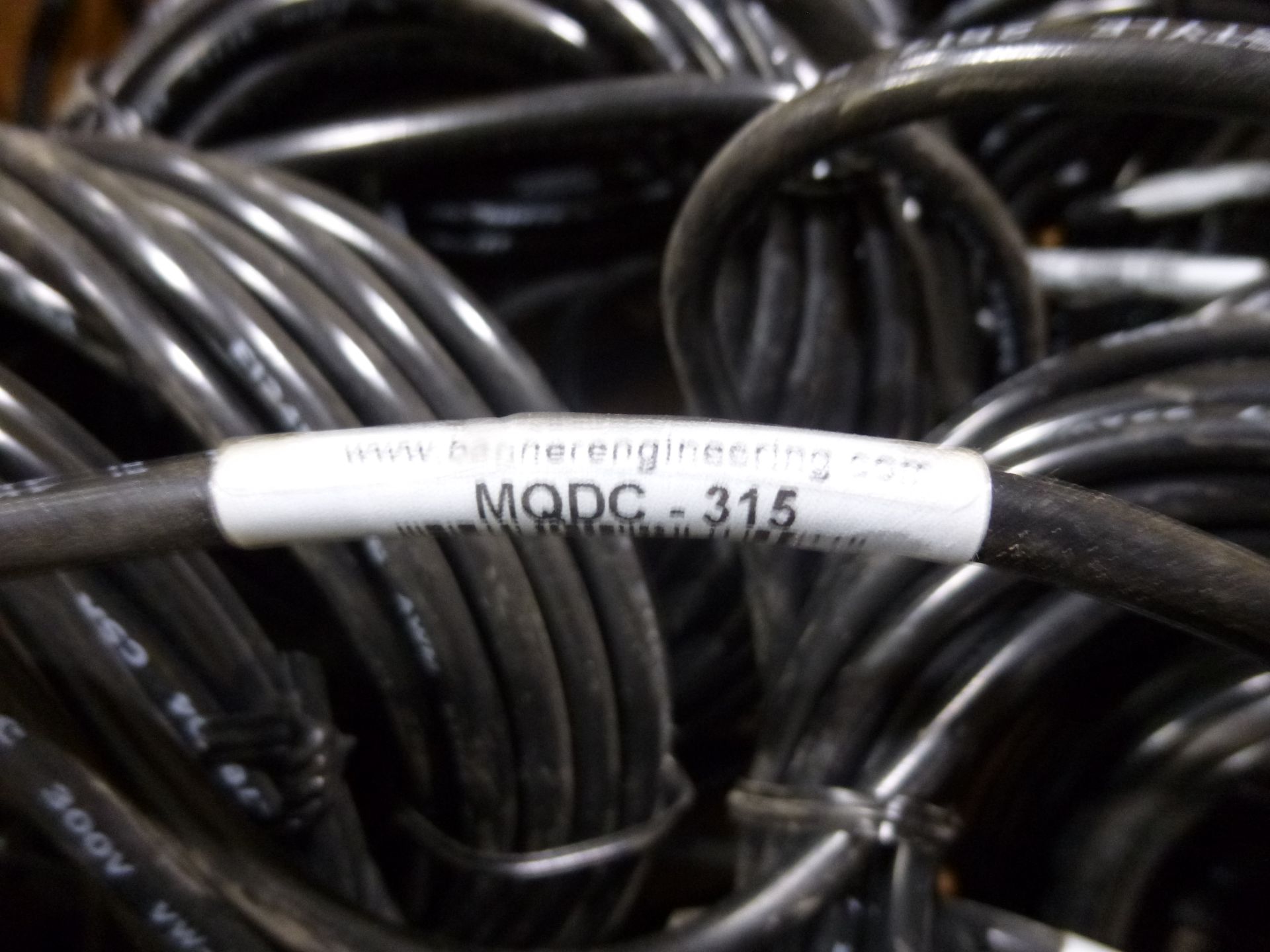 Qty 15 Banner cordset part number MQDC-315, new without packages, as always with Brolyn LLC - Image 2 of 2
