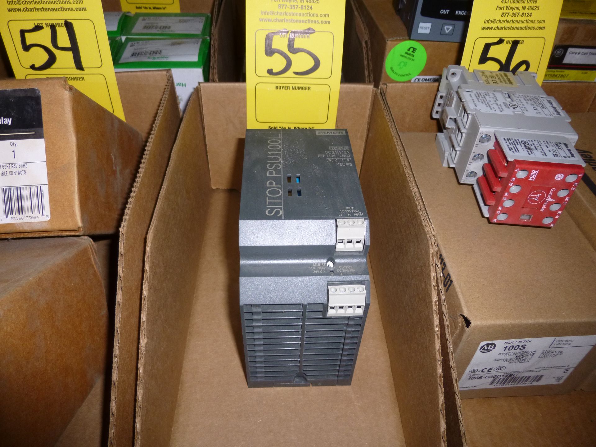 Siemens SiTOP power supply 6EP1334-1LB00, used, as always with Brolyn LLC auctions, all lots can