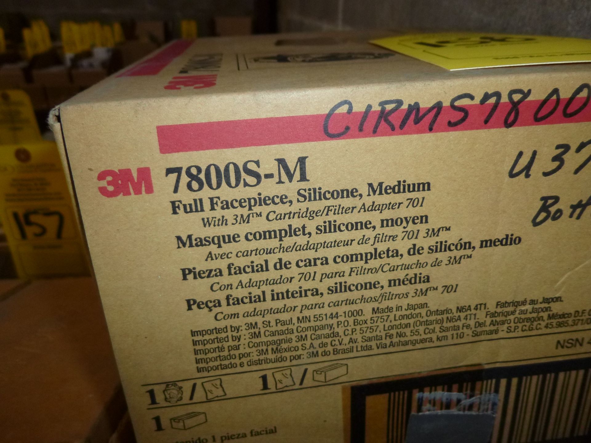 Qty 2 - 3M masks model 7800S-S, and 7800S-M, new in boxes, as always with Brolyn LLC auctions, all - Image 2 of 3