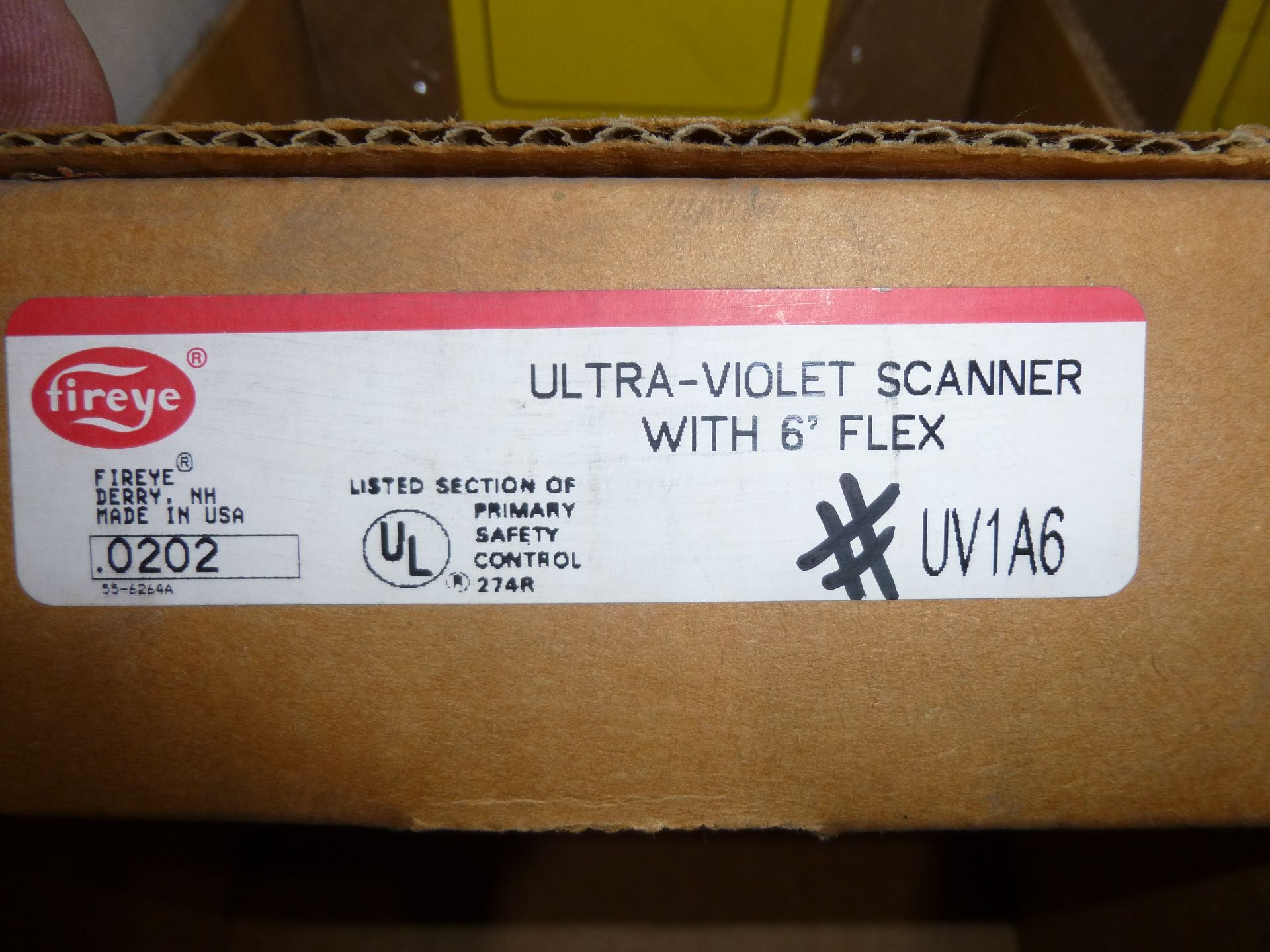 Fireye Ultra-Violet Scanner model UV1A6, new in box, as always with Brolyn LLC auctions, all lots - Image 2 of 2