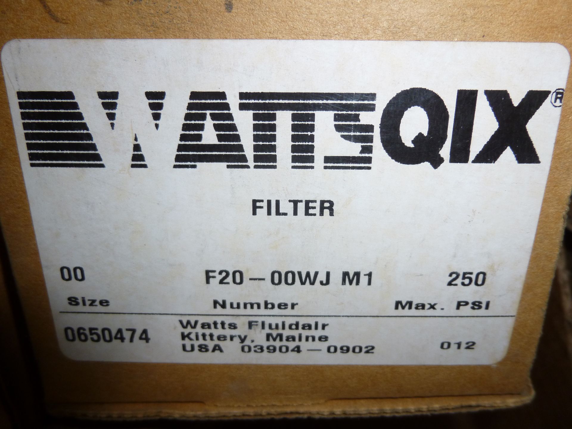 Qty 2 Watts Qix model F20-00WJ-M1, size 00, as always with Brolyn LLC auctions, all lots can be - Image 2 of 2