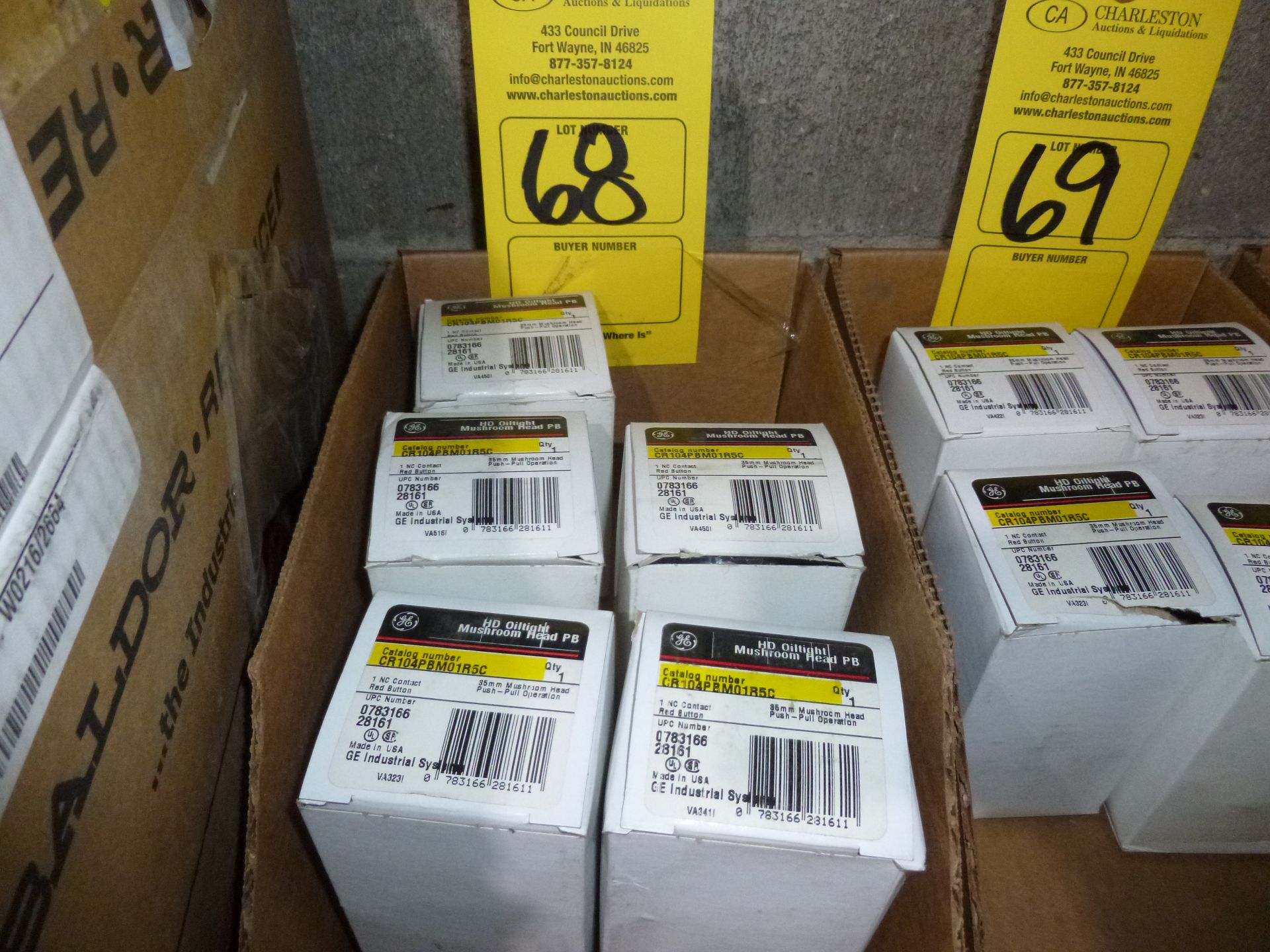 Qty 5 GE CR104PBM01R5C, new in boxes, as always with Brolyn LLC auctions, all lots can be picked