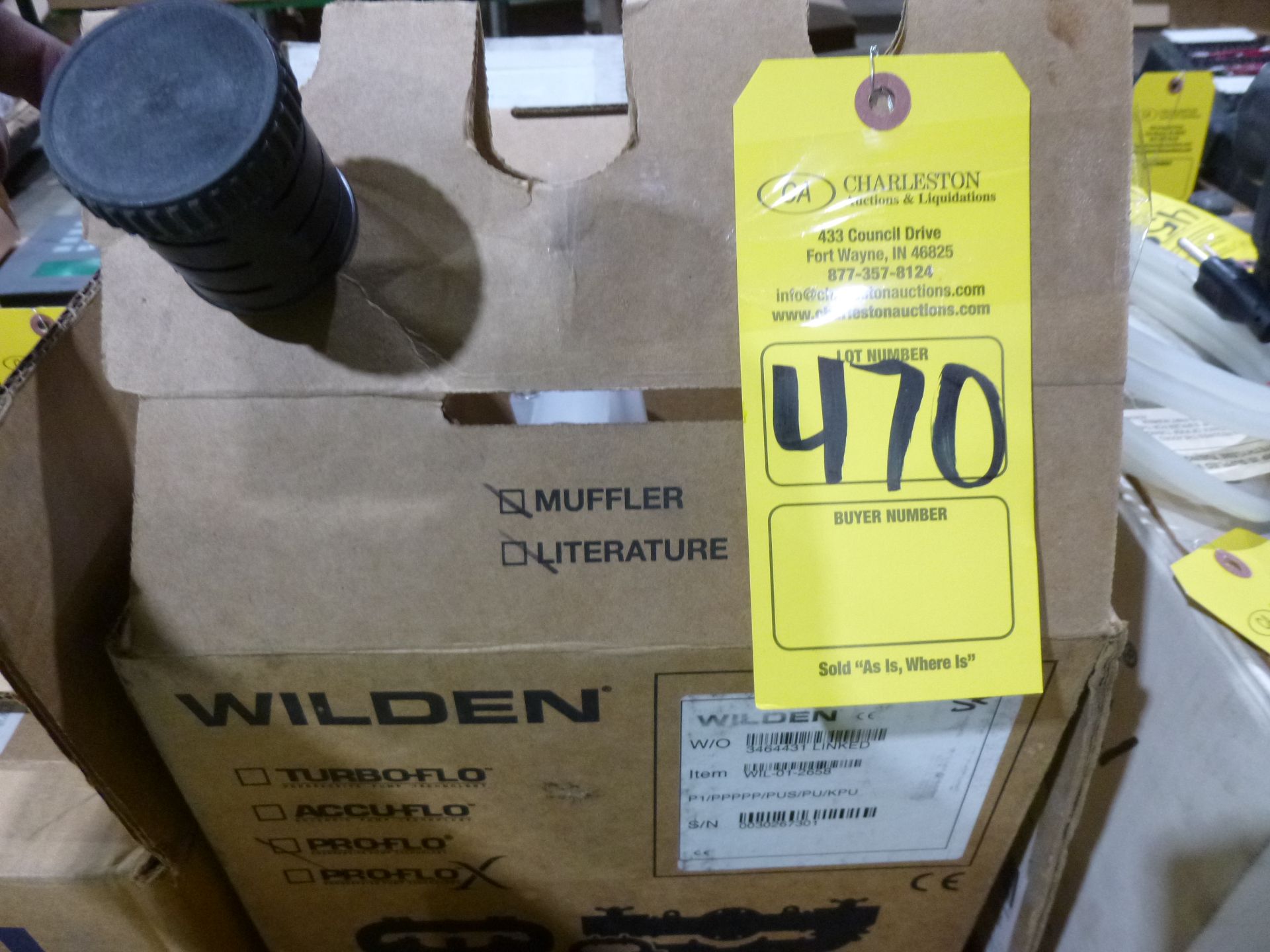 Wilden pump part number P1/PPPPP/PUS/PU/KPU, new in box, as always with Brolyn LLC auctions, all