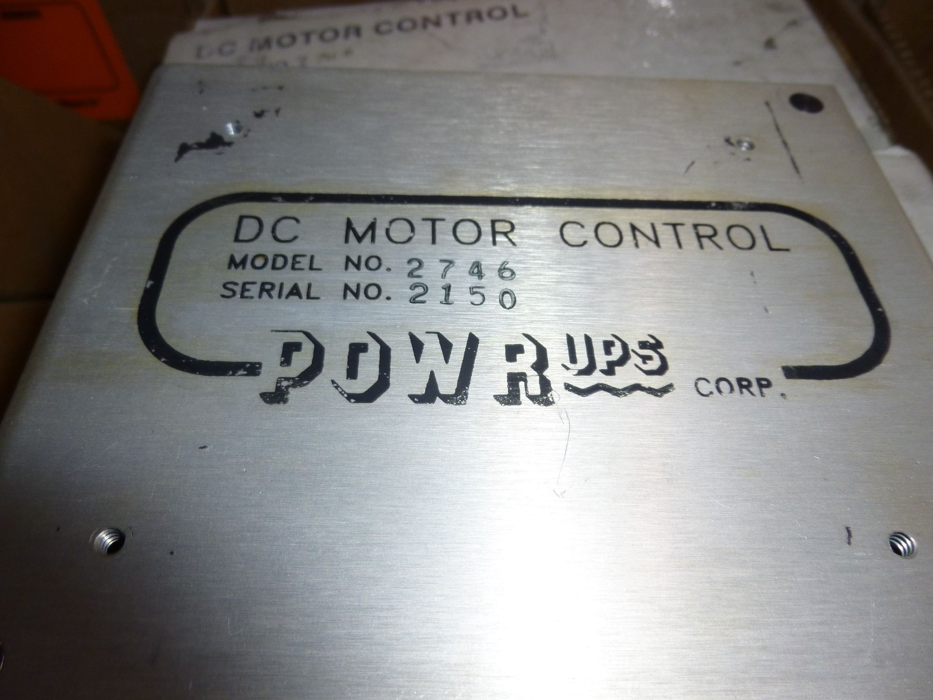 Qty 3 Powr UPS DC Motor Control Model 2746, as always with Brolyn LLC auctions, all lots can be - Image 2 of 2