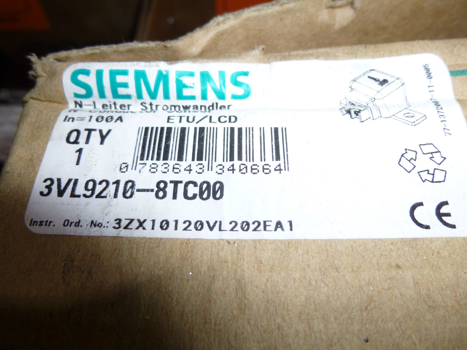 Siemens model 3VL9210-8TC00, new in box, as always with Brolyn LLC auctions, all lots can be - Image 2 of 2