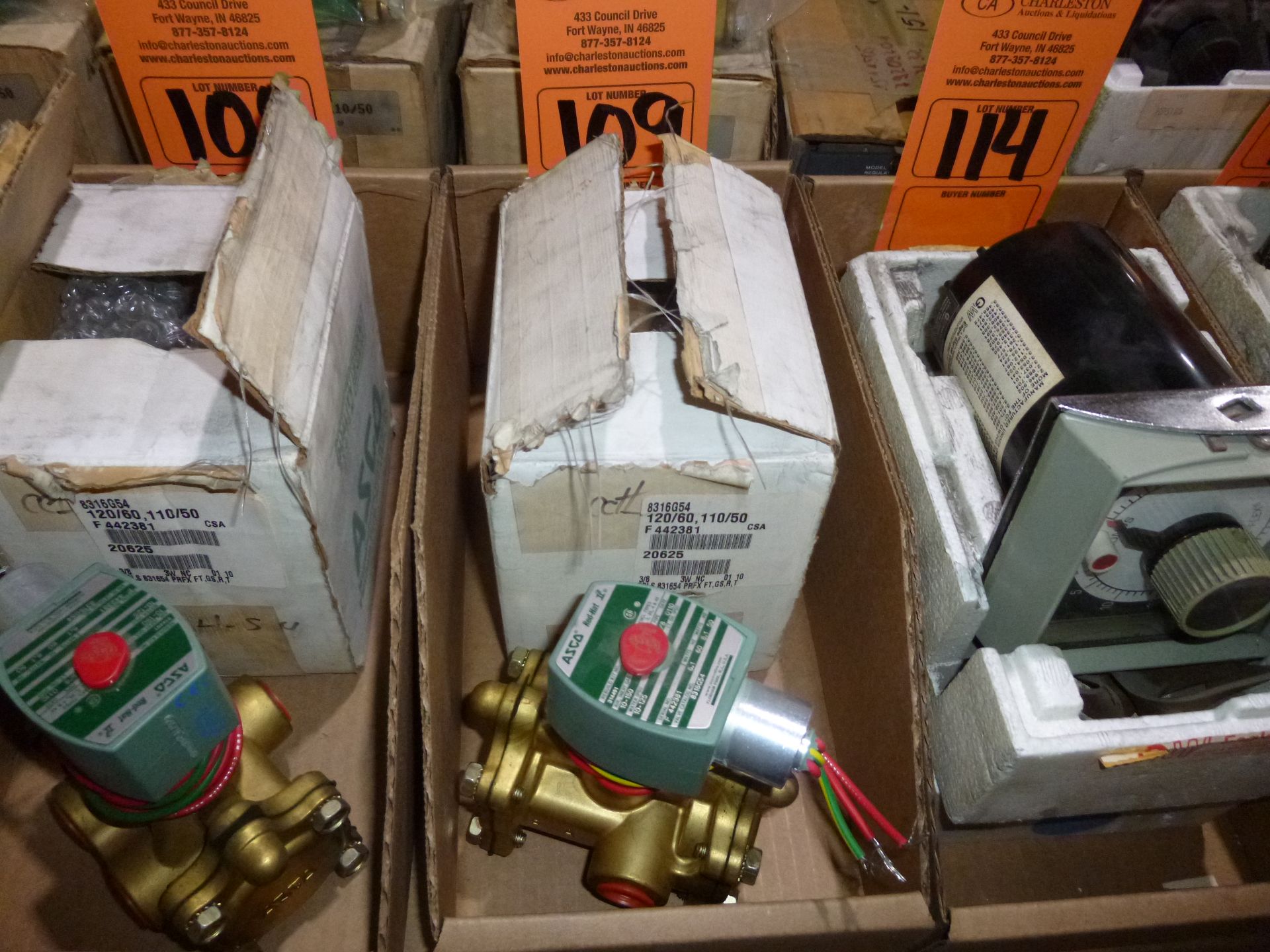 Asco valve model 8316g54, new in box as pictured, as always with Brolyn LLC auctions, all lots can