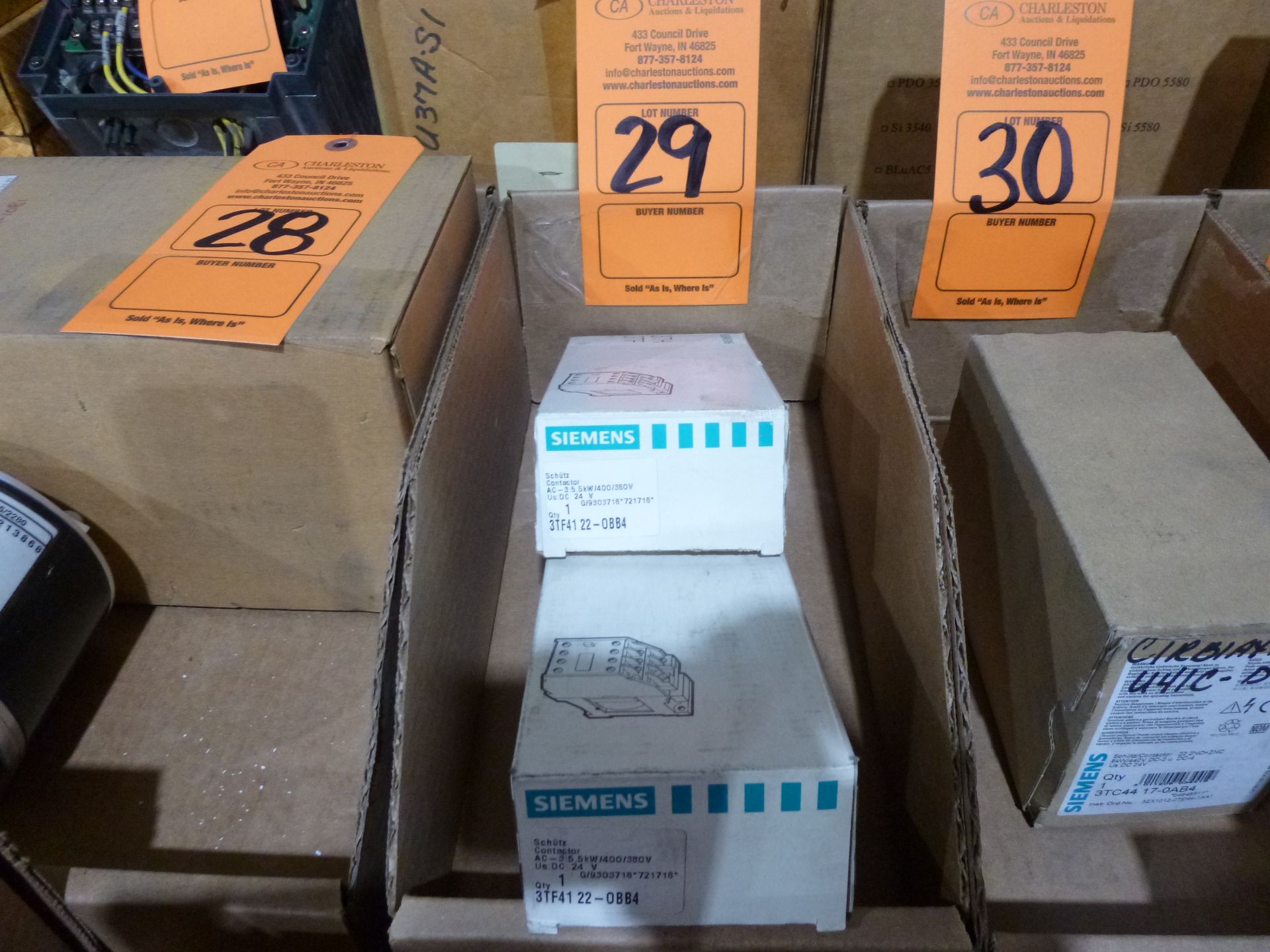 Qty 2 Siemens Model 3tf4122-0bb4, new in boxes, as always with Brolyn LLC auctions, all lots can