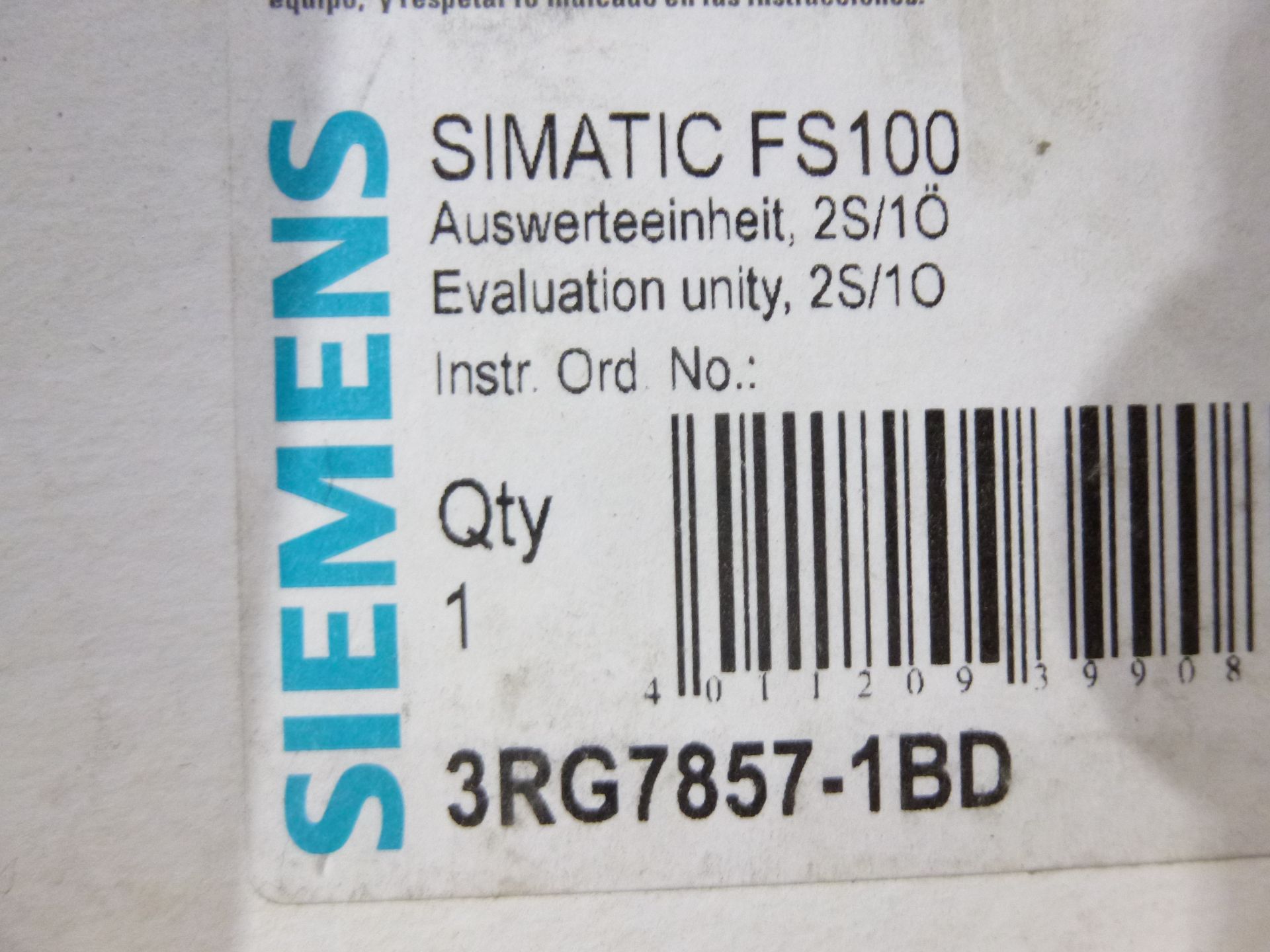 Qty 3 Siemens Simatic FS100, model 3RG7857-1BD, new in boxes, as always with Brolyn LLC auctions, - Image 2 of 2