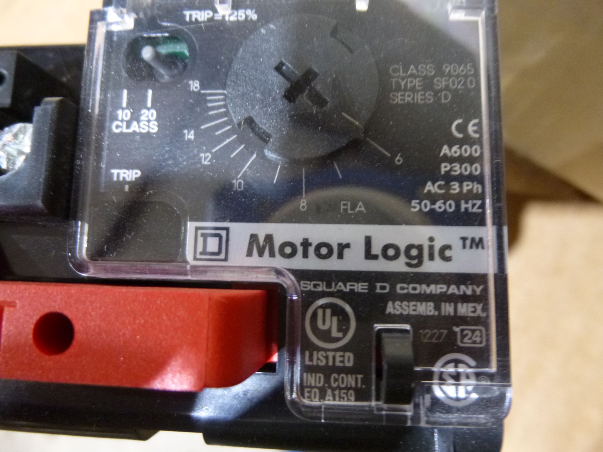 Qty 6 Square D motorlogic model number 9065sf020, appear to be new without box, as always with - Image 2 of 2