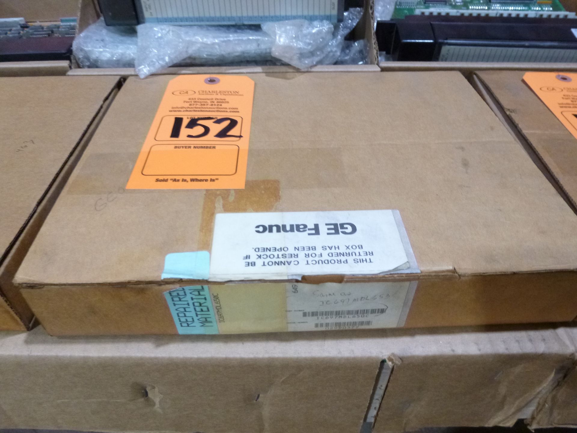 GE Fanuc model IC697MDL650C, as always with Brolyn LLC auctions, all lots can be picked up from