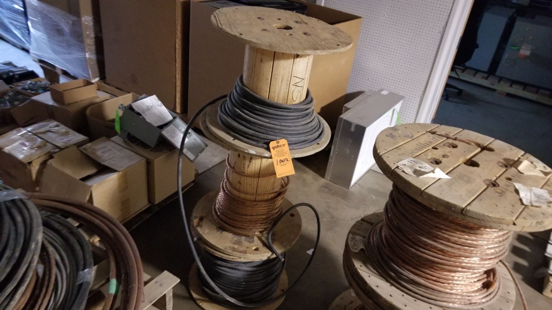 (3) SPOOLS OF ELECRICAL/ COPPER WIRE