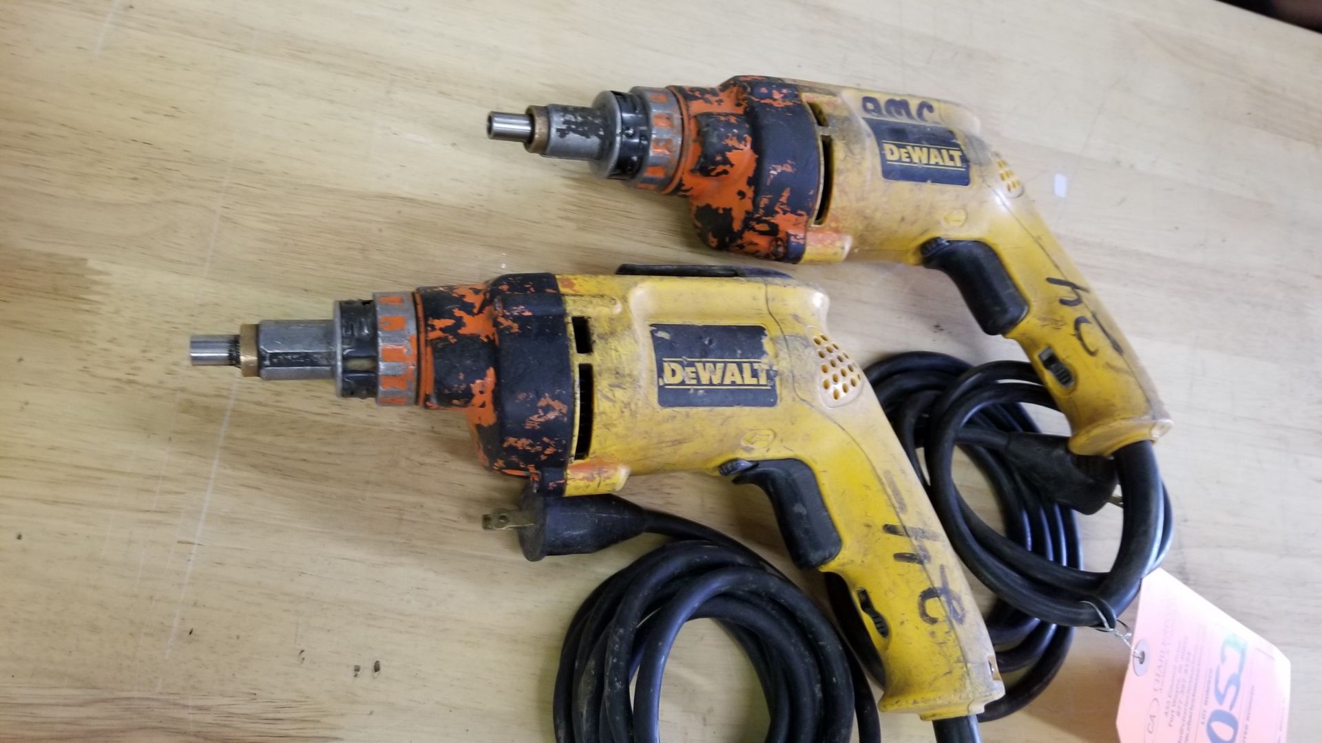 (2) DEWALT ELECTRIC SCREW GUNS