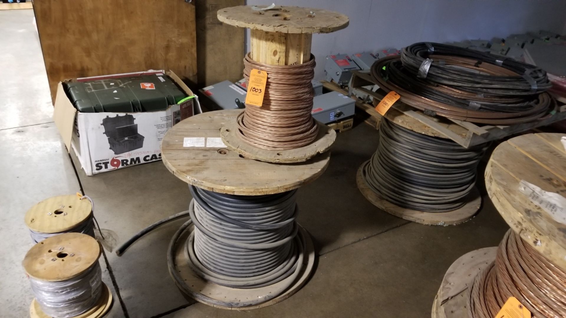 (2) SPOOLS OF ELECRICAL/ COPPER WIRE