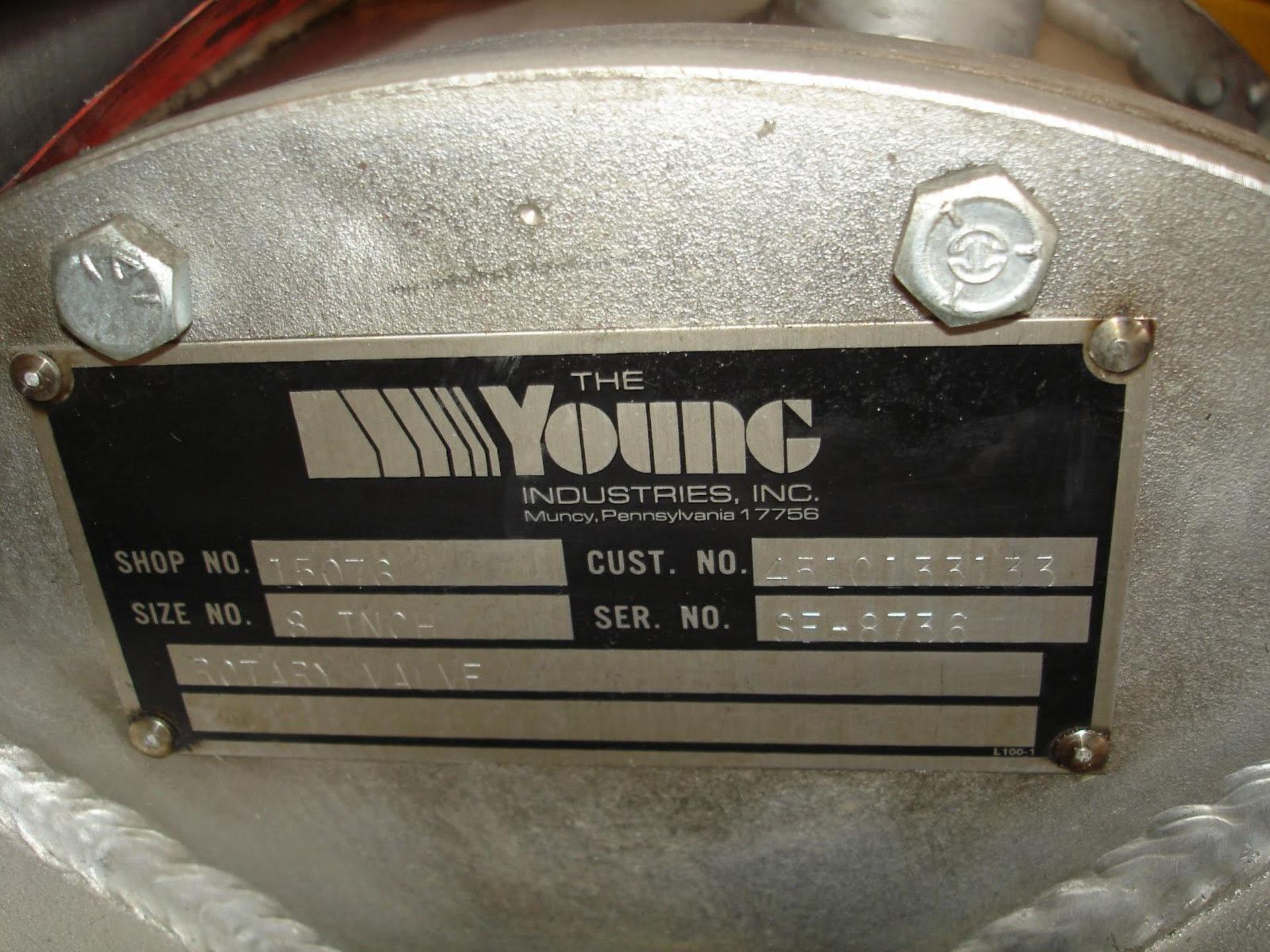 (1) *REMANUFACTURED* Young Industries SF-8736 Rotary Valve 8Ó *REMANUFACTURED* - Image 6 of 11