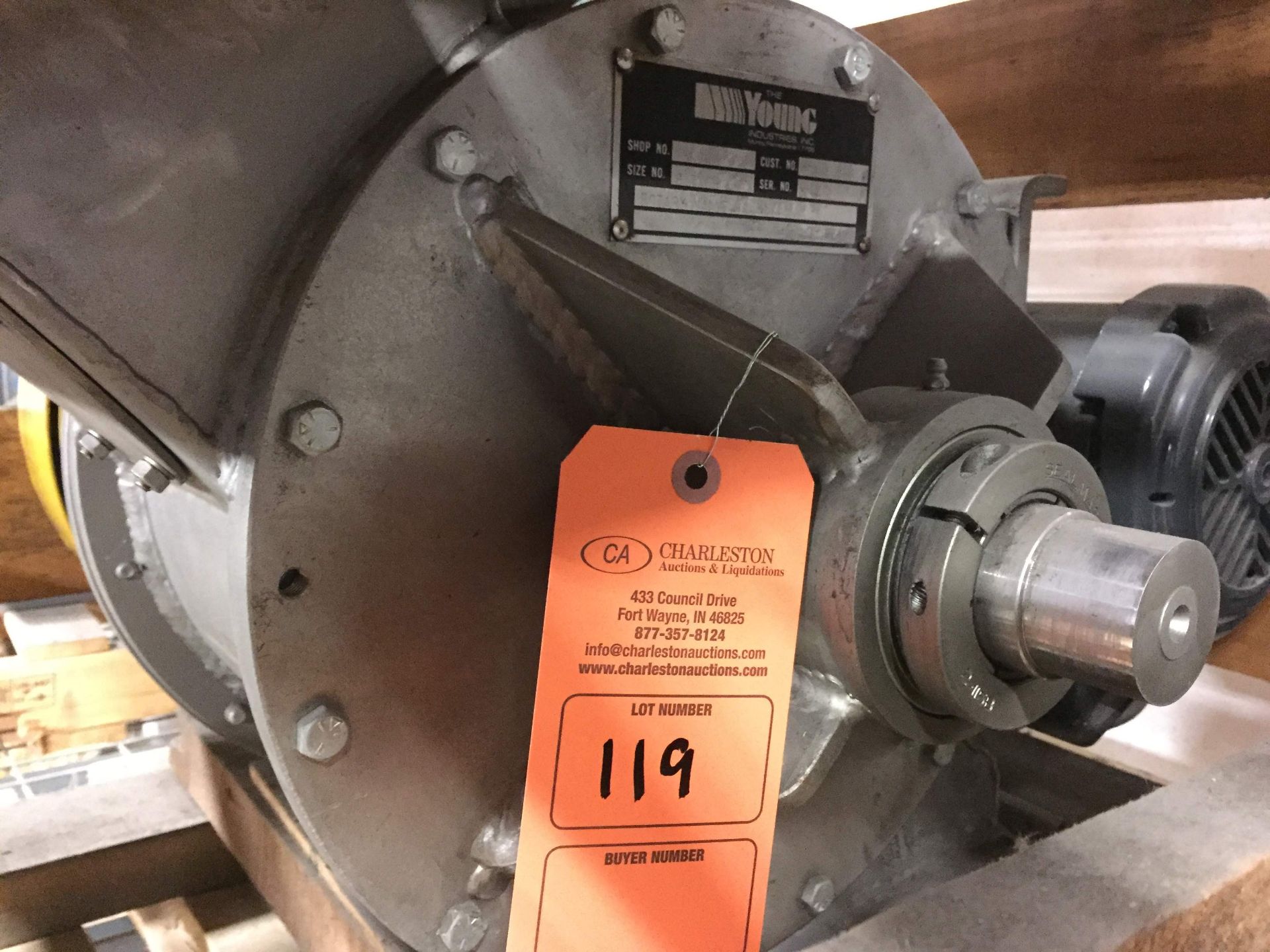 (1) *REMANUFACTURED* Young Industries SF-8736 Rotary Valve 8Ó *REMANUFACTURED* - Image 2 of 11