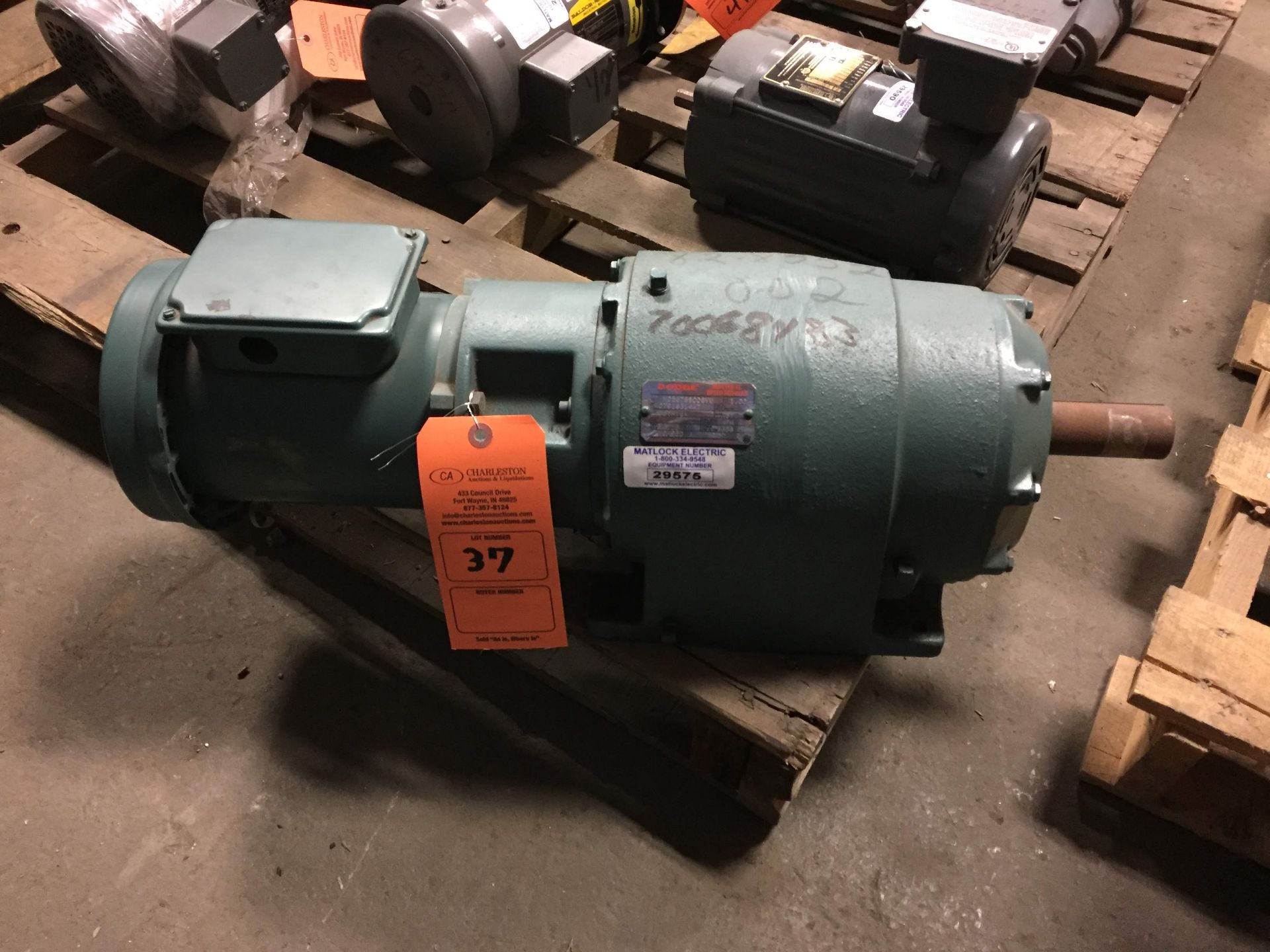 (1) *USED* Dodge M056769006VU Master XL Speed Reducer 57.7 Ratio w/Reliance 3/4HP Motor *USED*